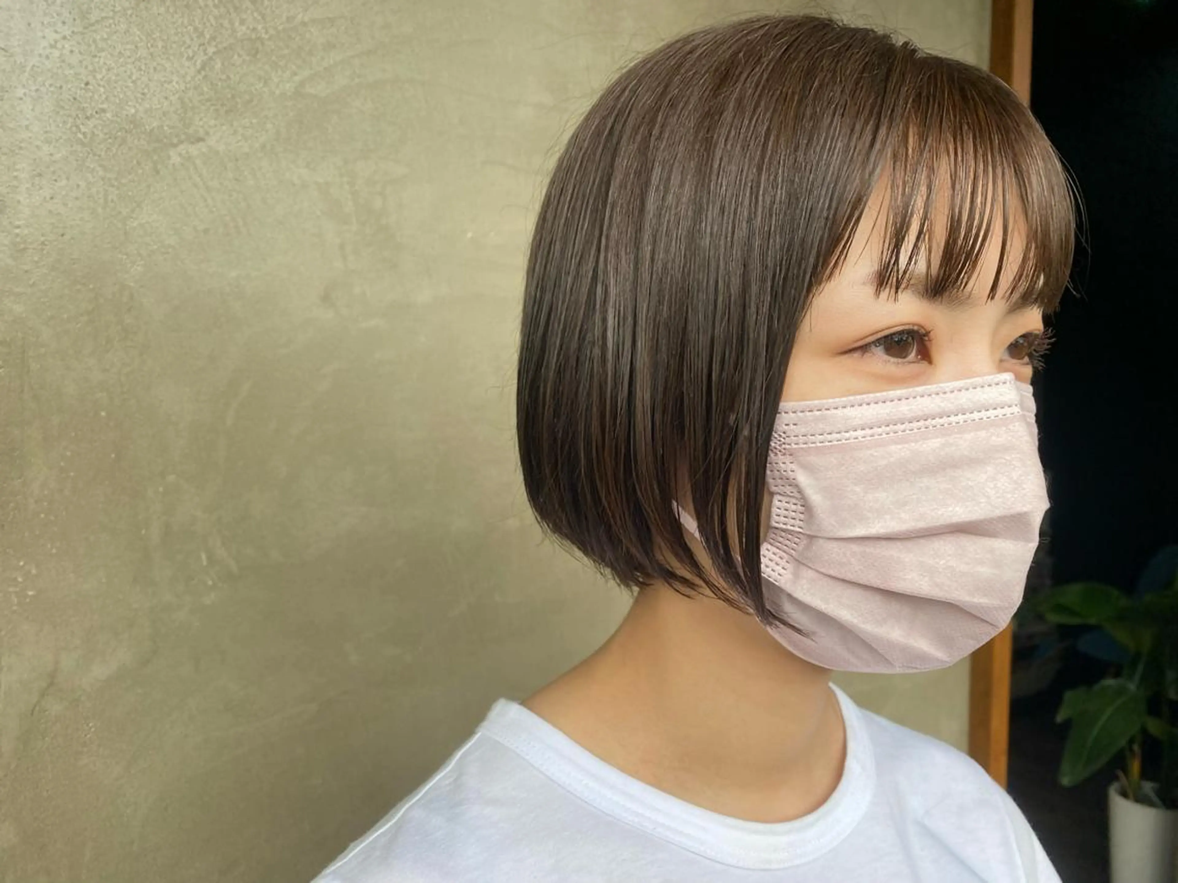 柔らかカラー+前髪カットサービス♡ブリーチ無しでも柔らかいカラーに🌿の写真