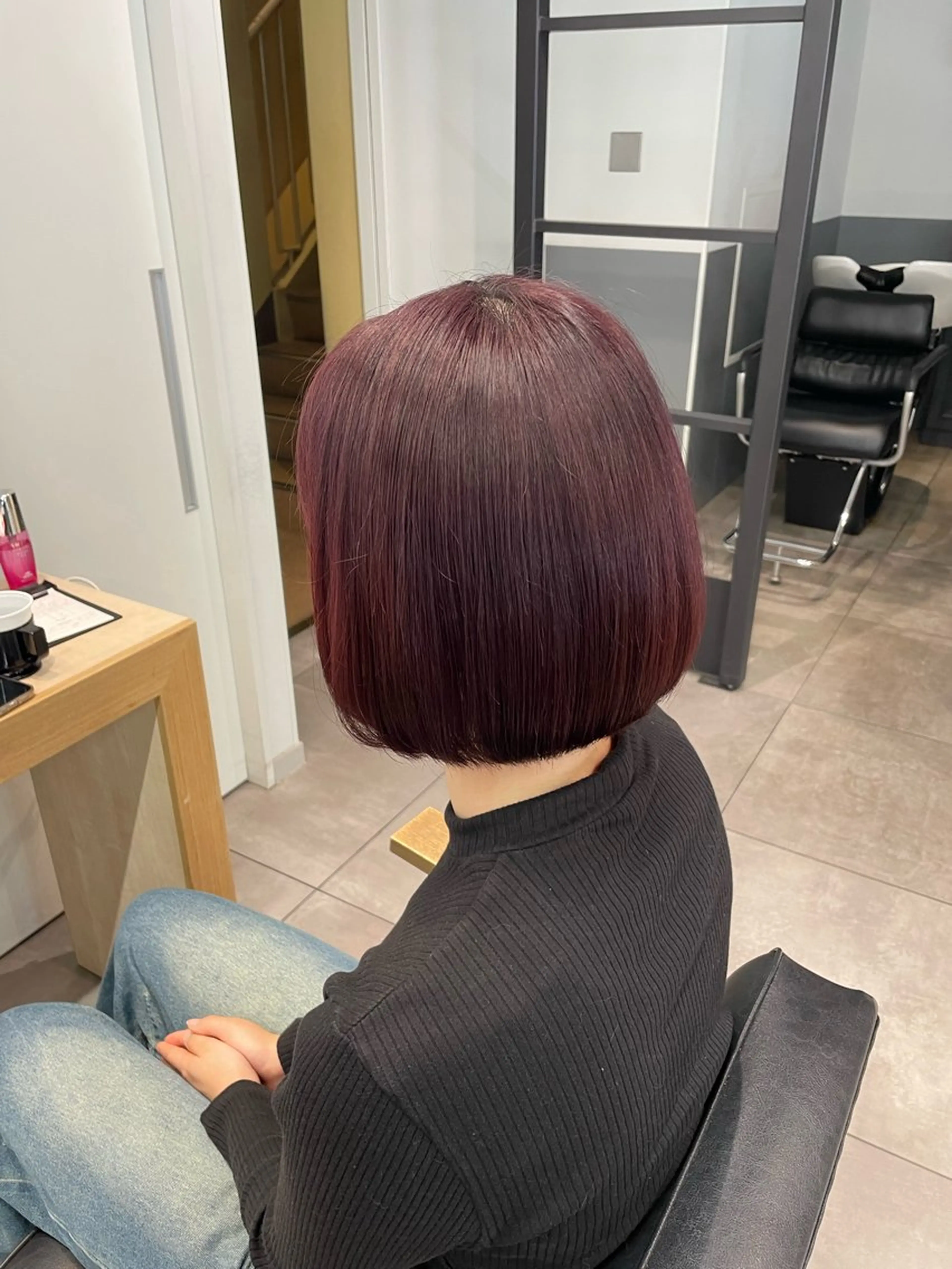 ショート カラー 透明感カラー×ヘア アレンジ🪽しおりのヘアスタイル