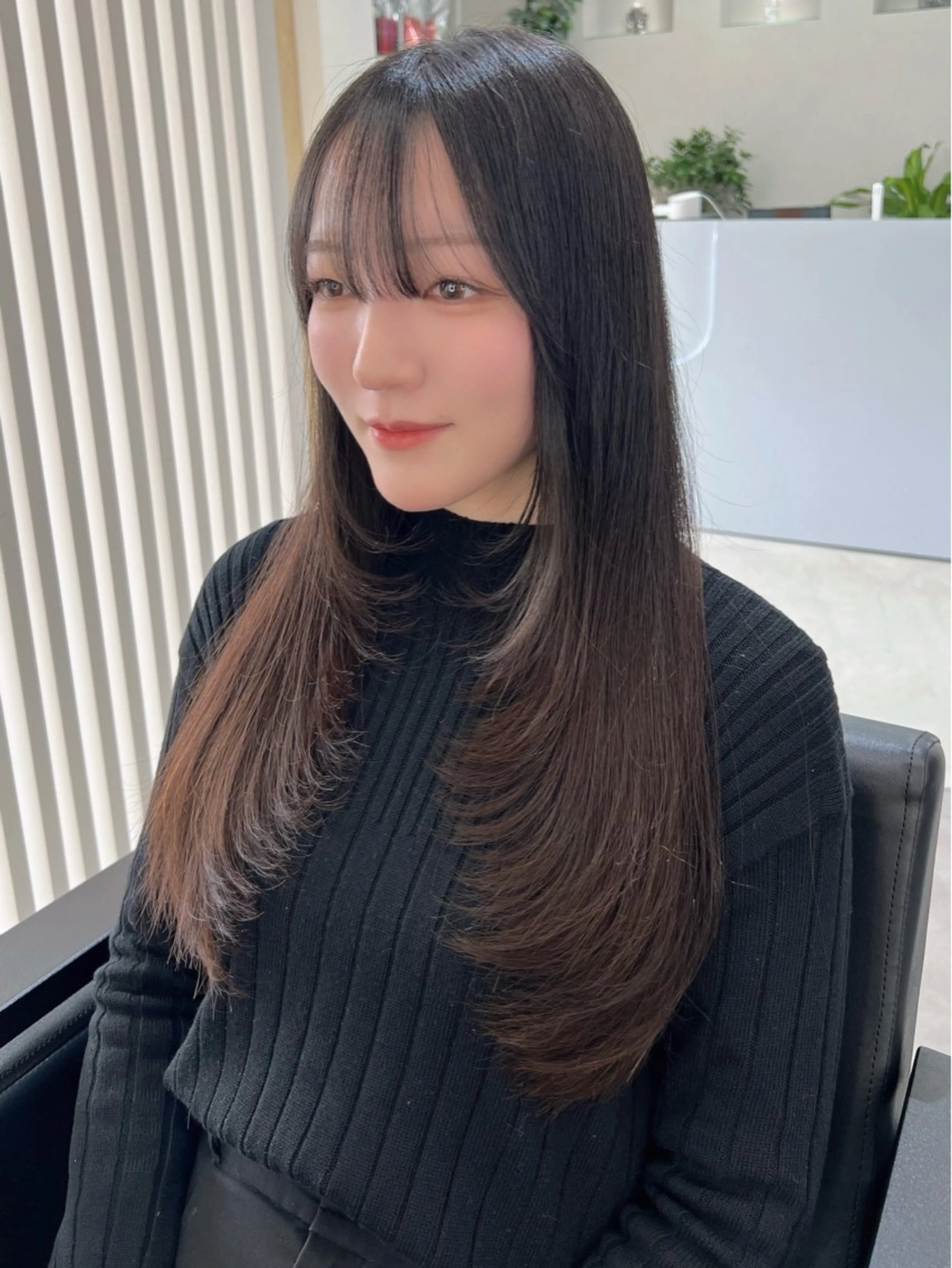 ロング カット トリートメント レイヤー/髪質改善 SOA大槻 純也のヘアスタイル