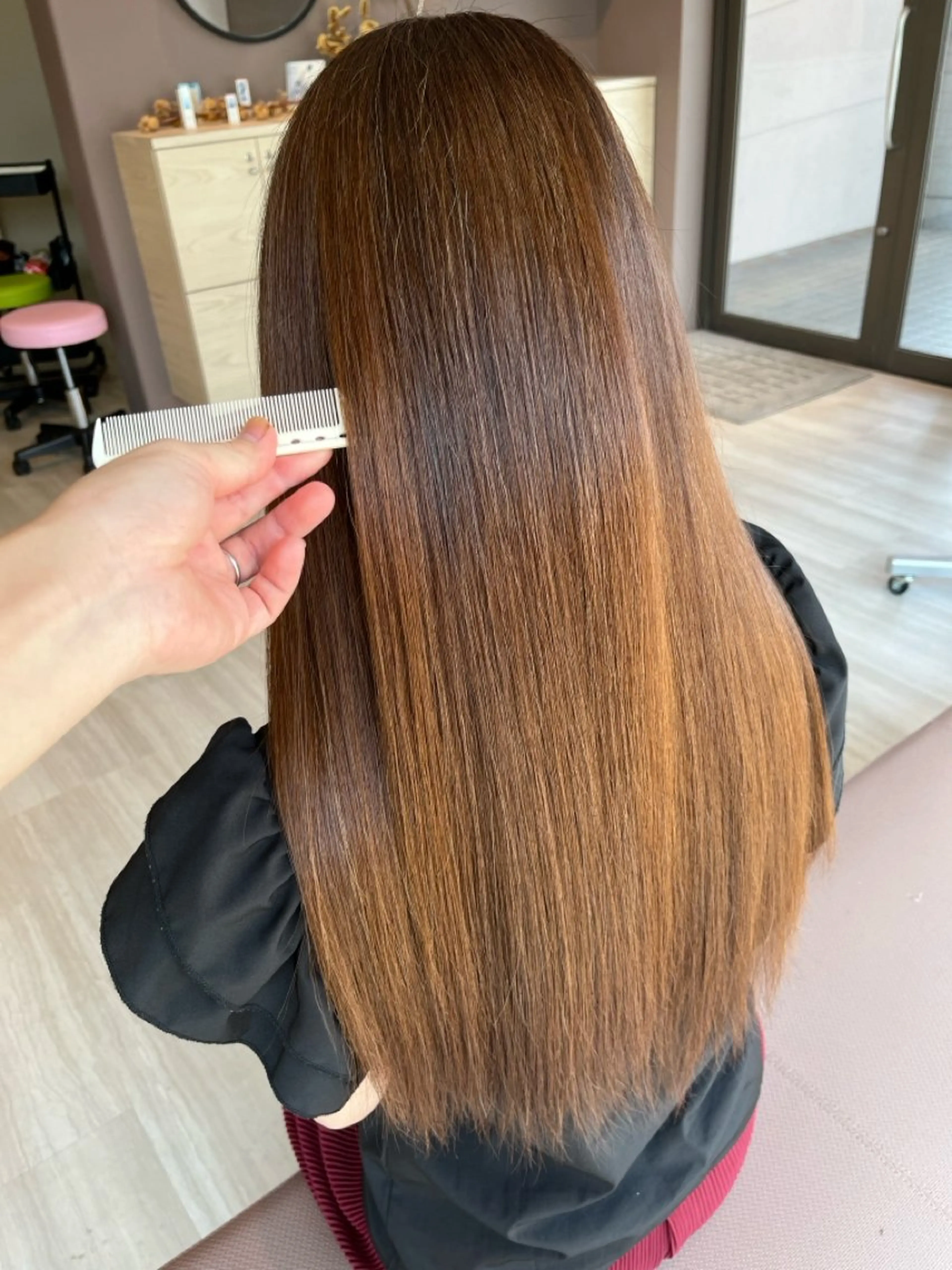 カラー 戸上 メグのヘアスタイル