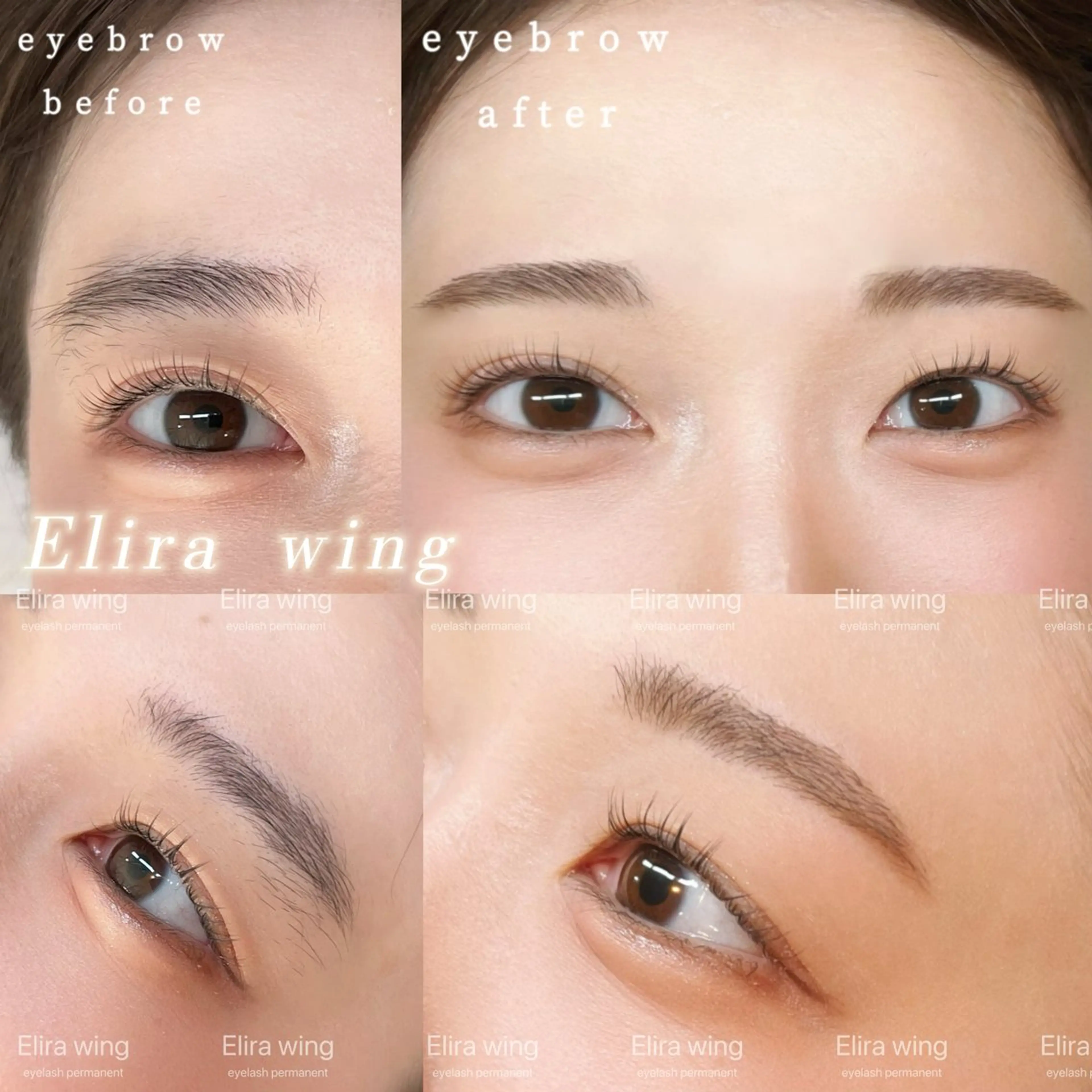 アイブロウ Elira wingのマツエク・マツパデザイン
