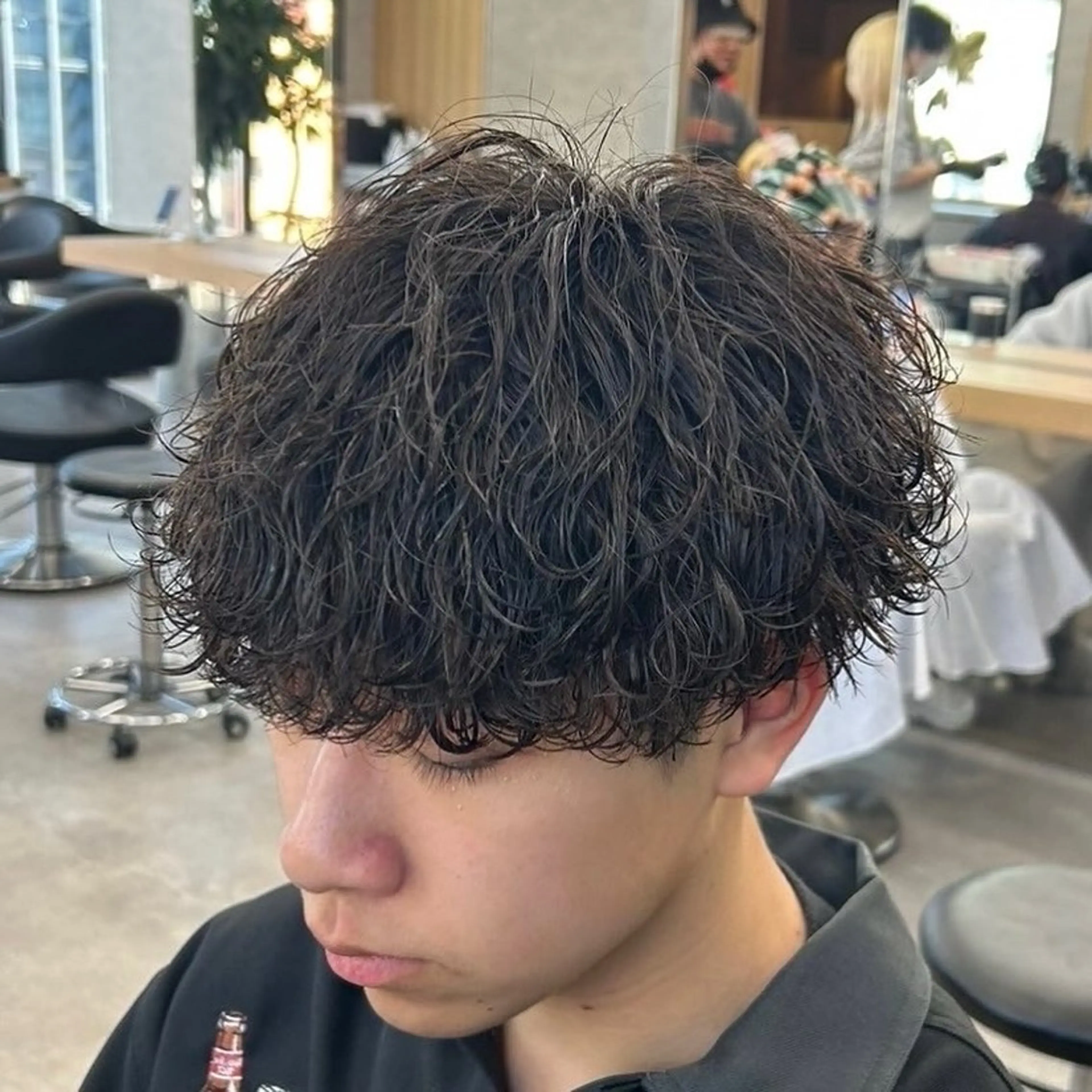 ショート パーマ メンズ 🖤Ayumi🖤 メンズ特化❤️‍🔥のヘアスタイル