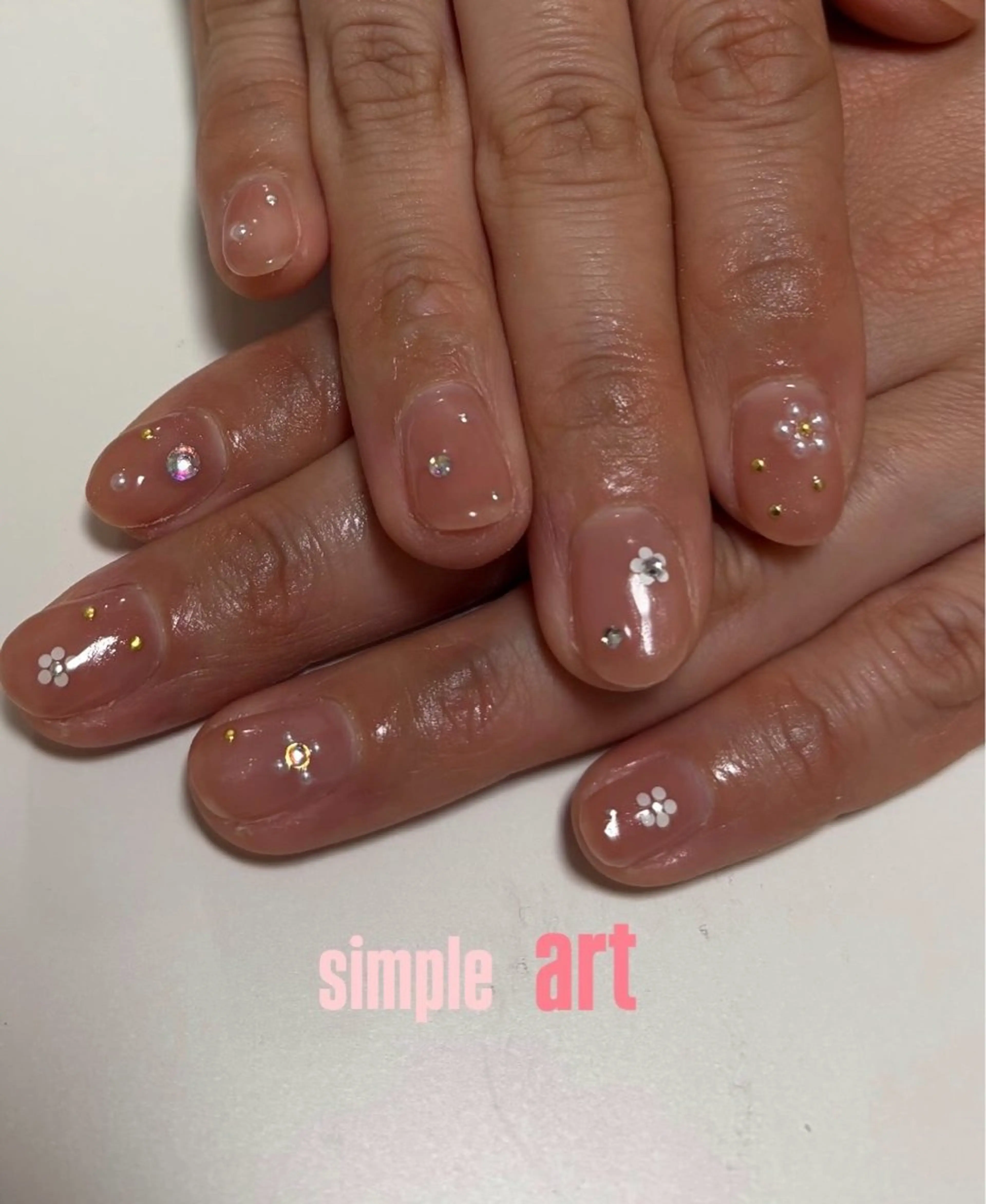 ネイル アートネイル 持ち込み シンプルネイル xoxo_nail所属・xoxo_nail 🎀FUKAのネイルデザイン