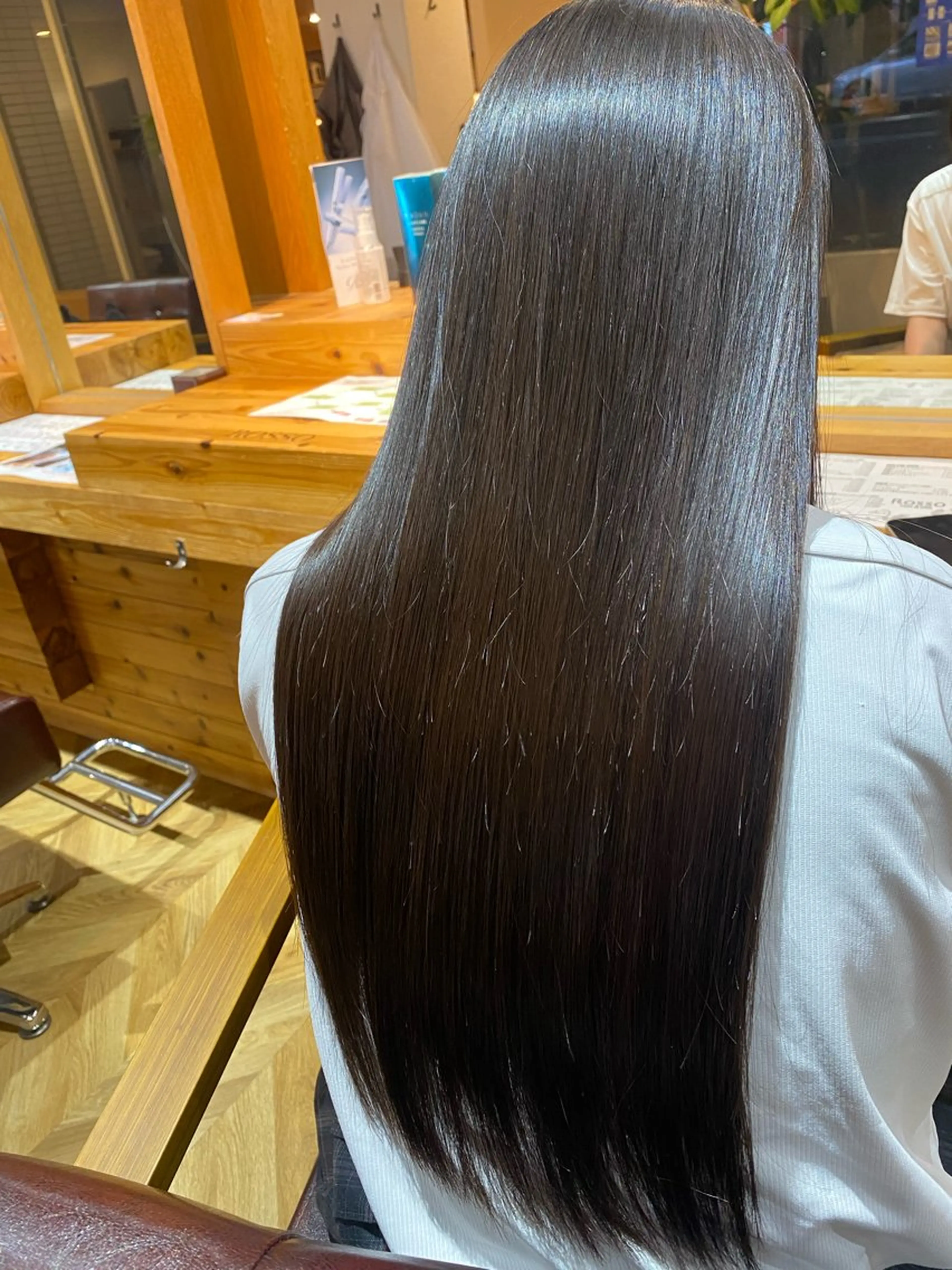 ロング カット 縮毛矯正 トリートメント Tsuyoshi /髪質改善ストレートのヘアスタイル