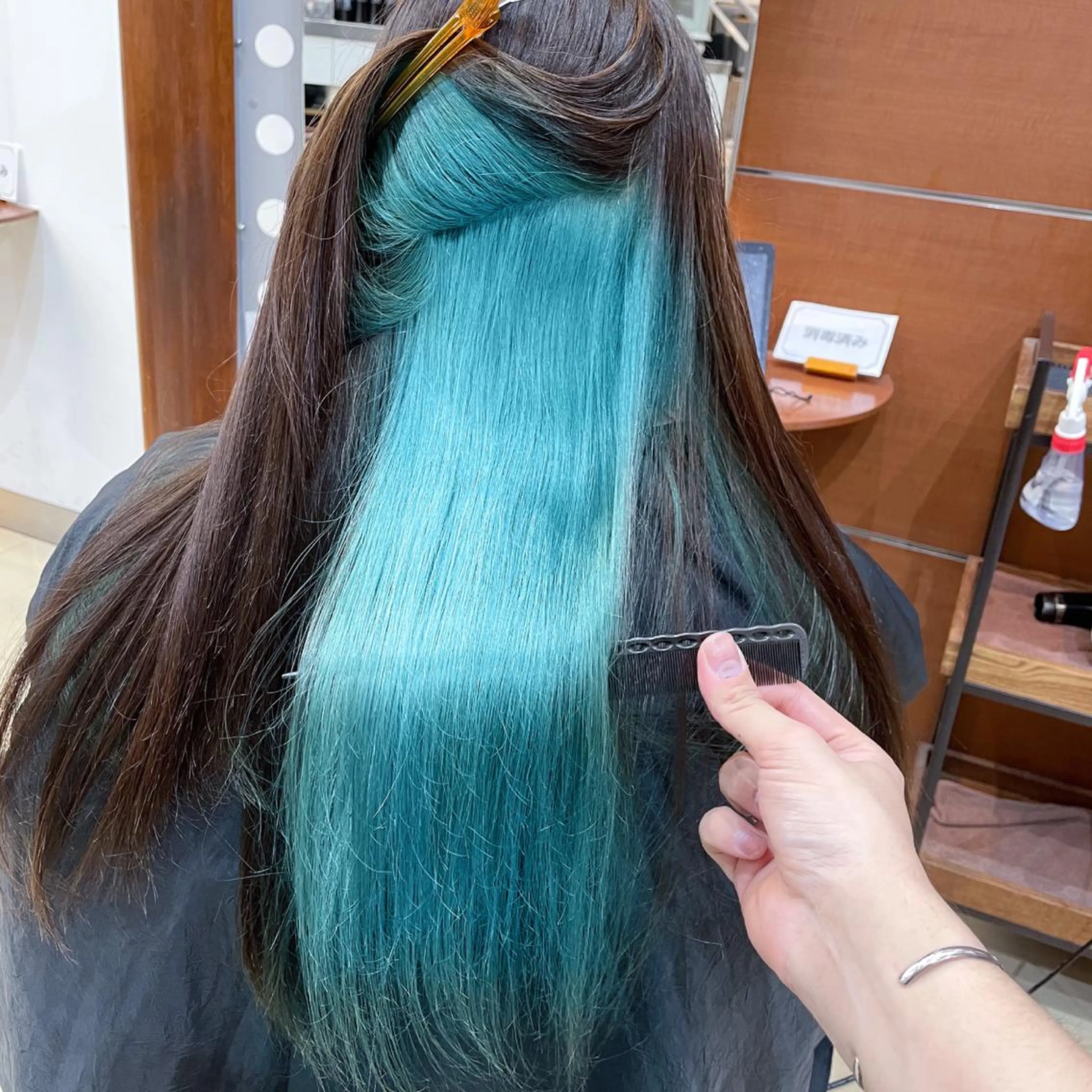 ロング カラー ヘアカラー トリートメント 縮毛矯正/髪質改善 /韓国風　山川春輝のヘアスタイル