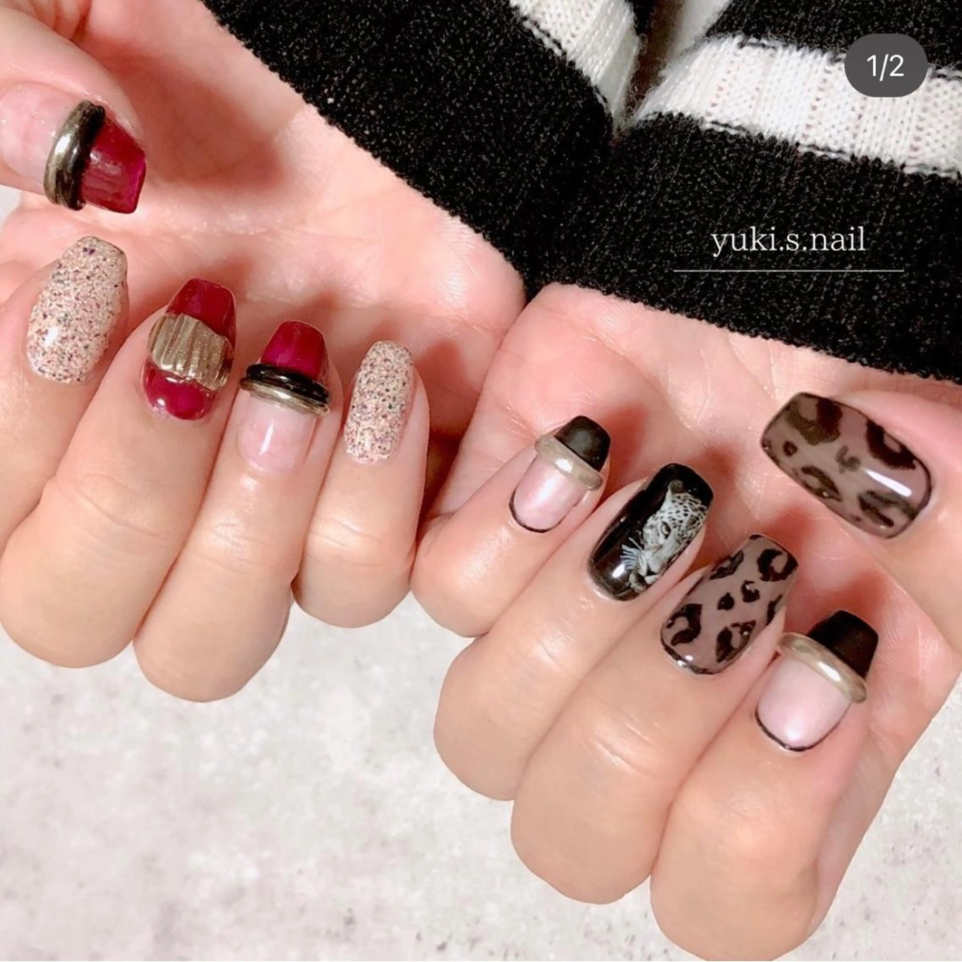 ミディアム Yuki S.Nailのネイルデザイン