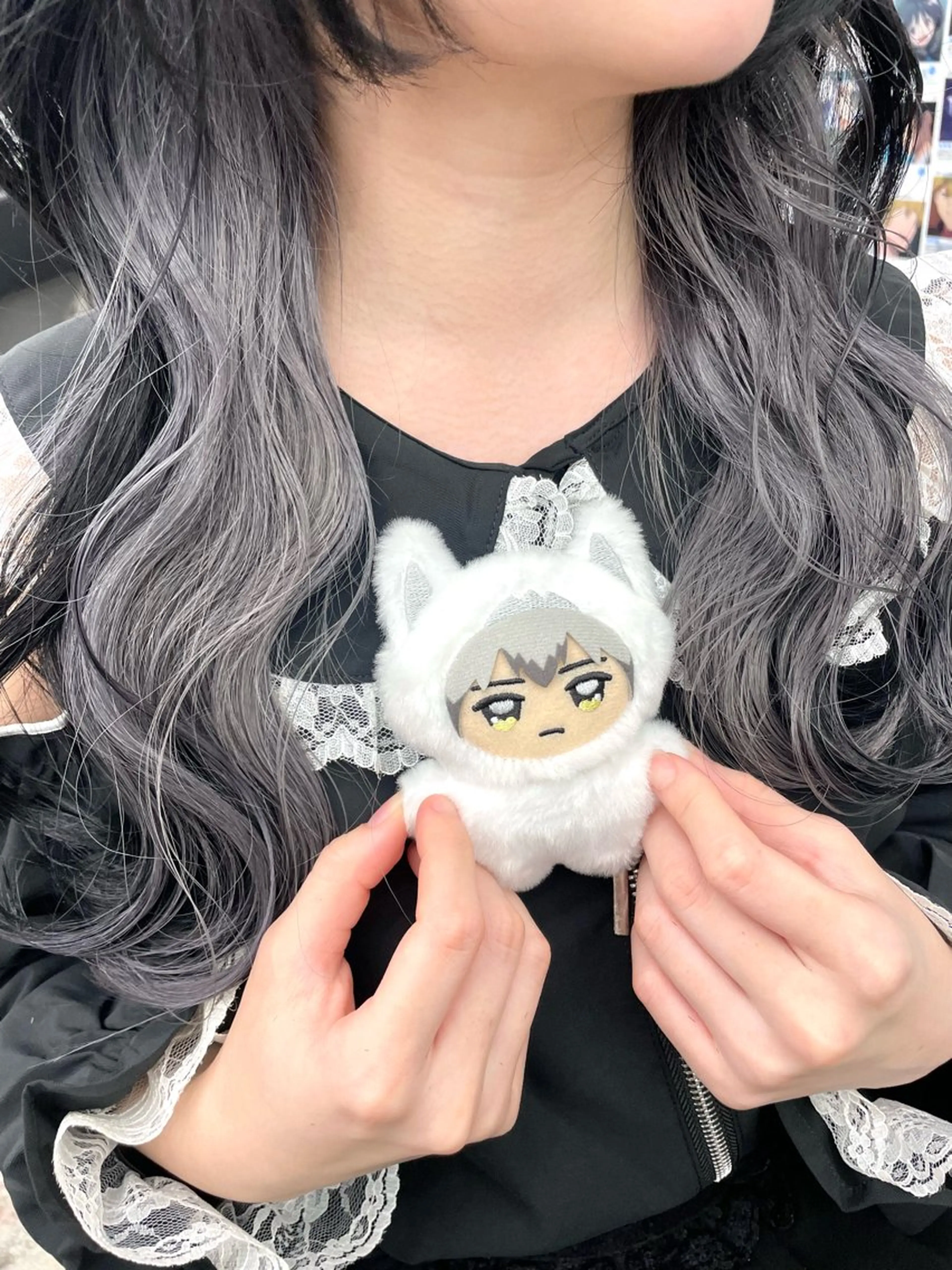 セミロング カラー ヘアカラー インナーカラー 推し ブリーチ  髪質改善のヘアスタイル