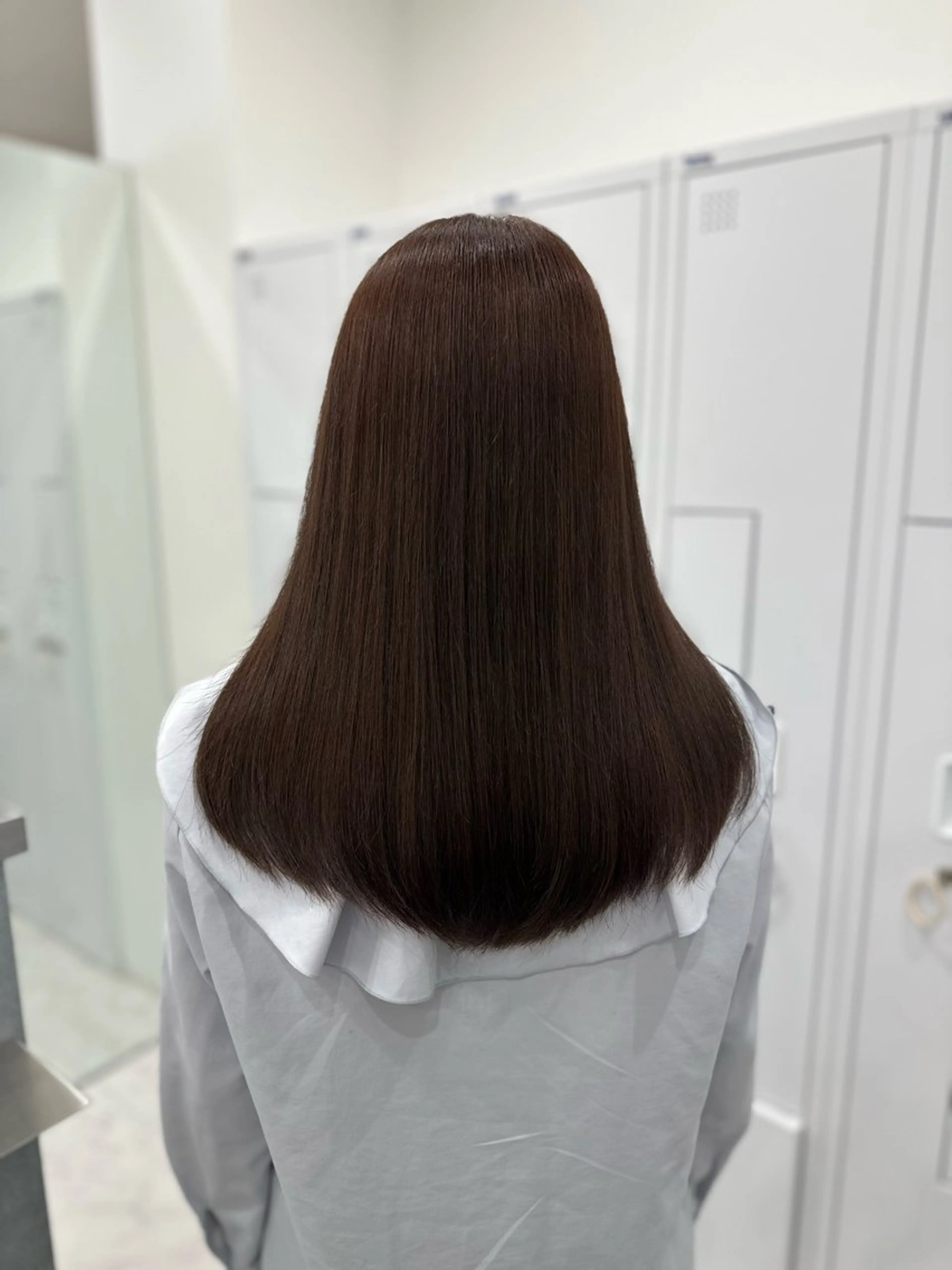 カラー ブラウンカラー オレンジ オレンジブラウン ヘアカラー ヘアセット 秋永 鈴のヘアスタイル