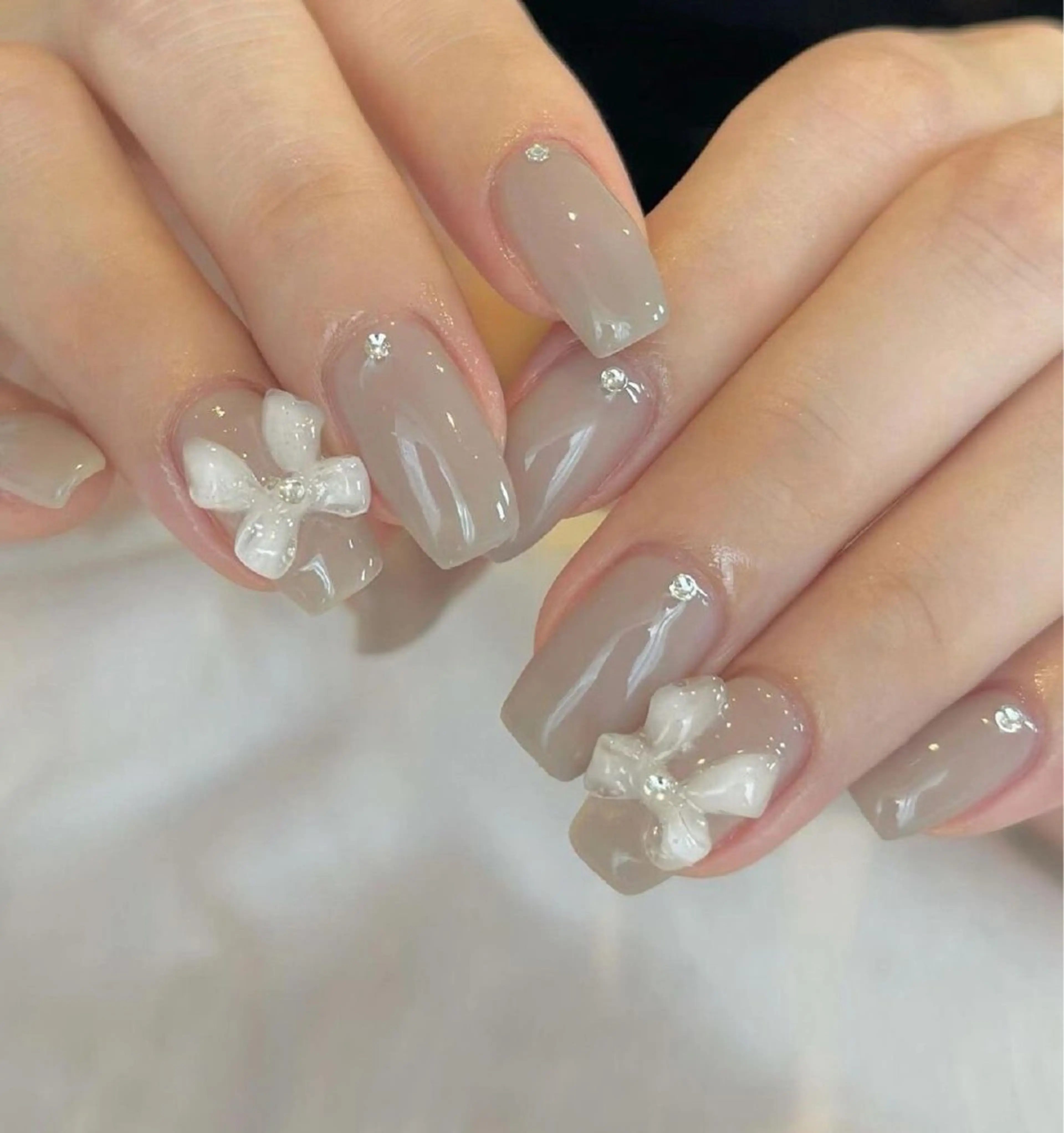 ネイル グラデーション ラメ(グリッター) マグネットネイル ミラーネイル ニュアンスネイル ハンドネイル Lumi de nailsのネイルデザイン
