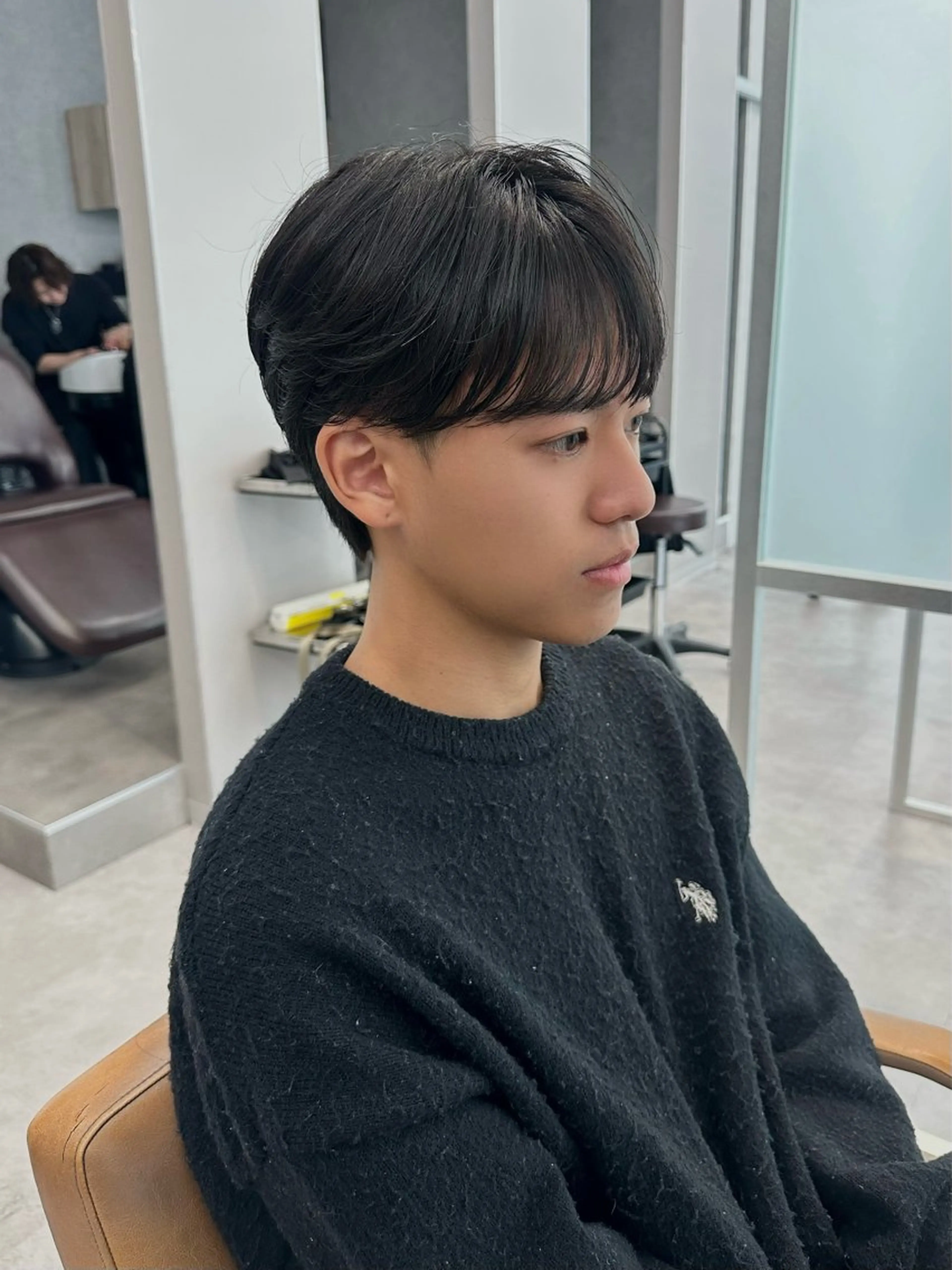 パーマ メンズ かのん/メンズ毛流れ 特化/曲がる縮毛矯正のヘアスタイル