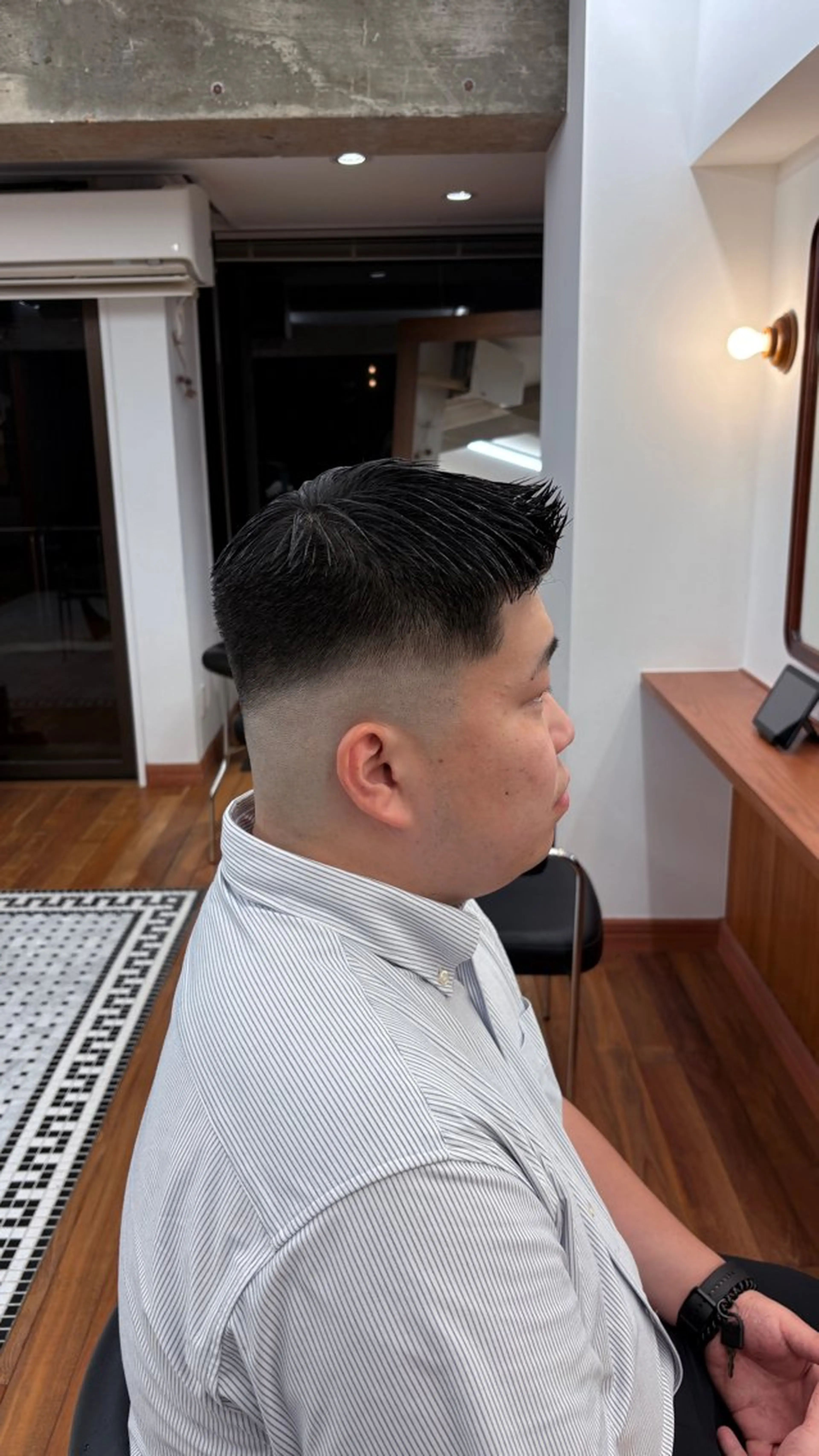 ショート メンズ フェードカット スキンフェード スパイキーショート ショートヘア メンズカット 髙橋創のヘアスタイル