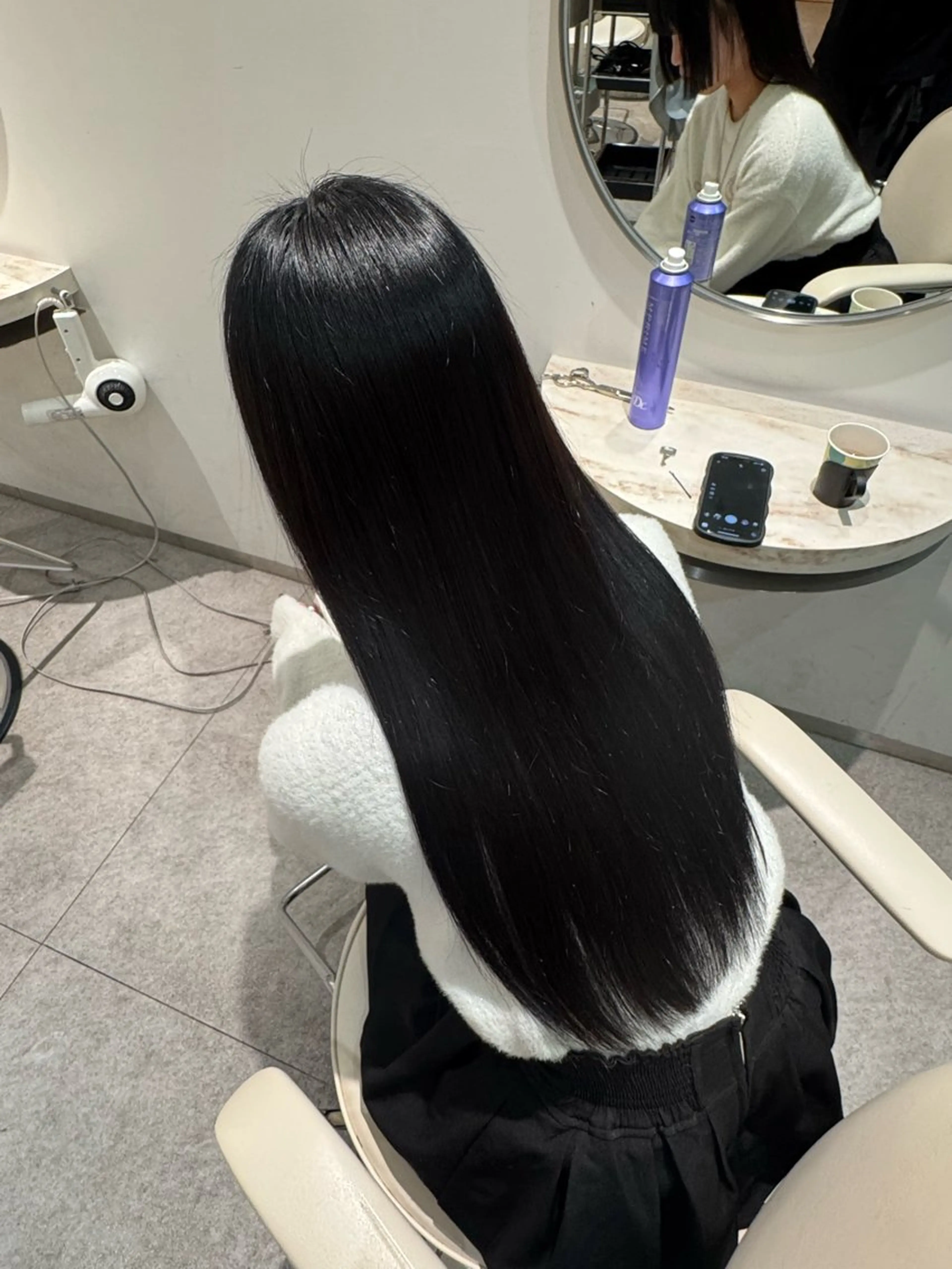 ロング 縮毛矯正 siu 🐺のヘアスタイル