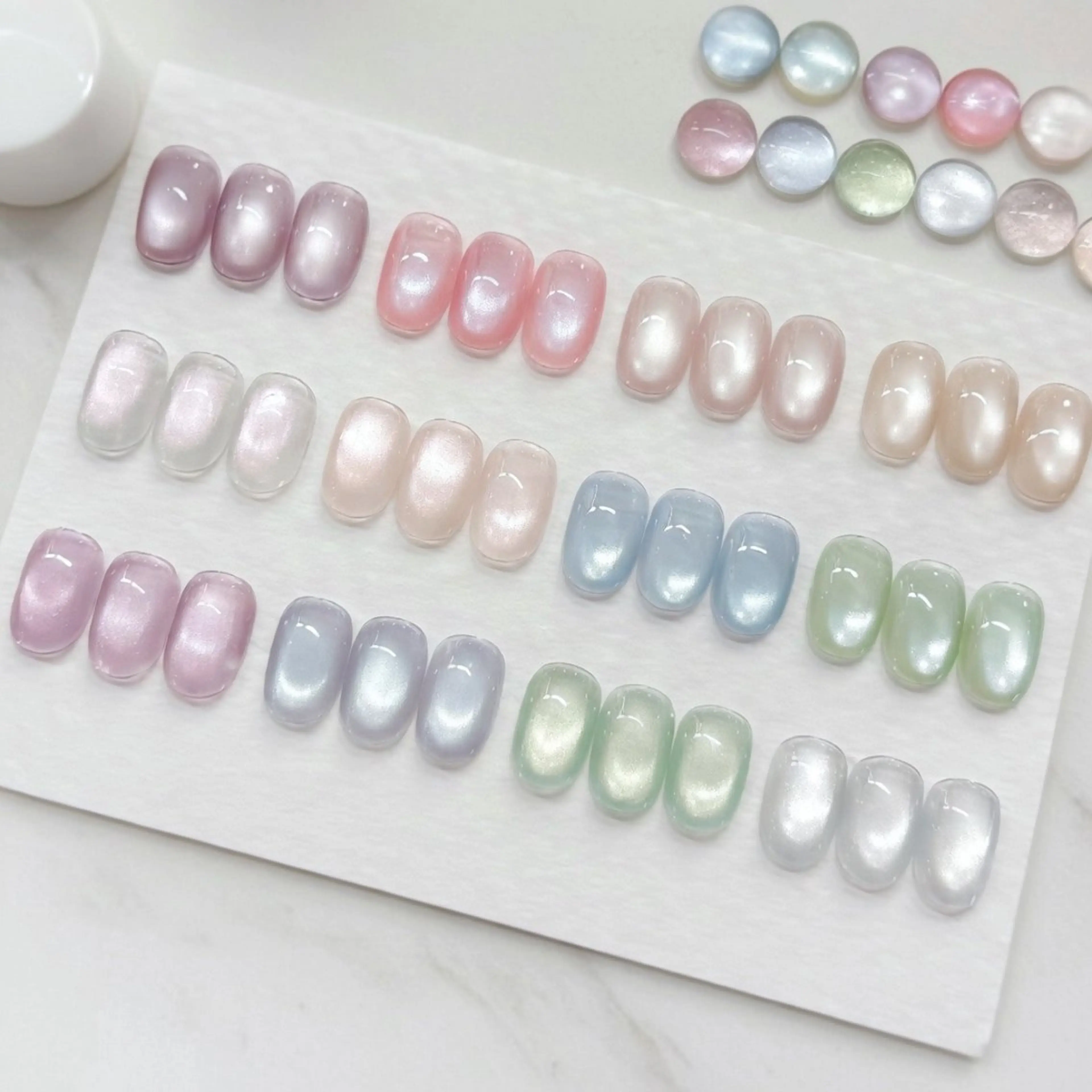 ⑥ソフトジェル付替+水光マグネットワンカラーの写真