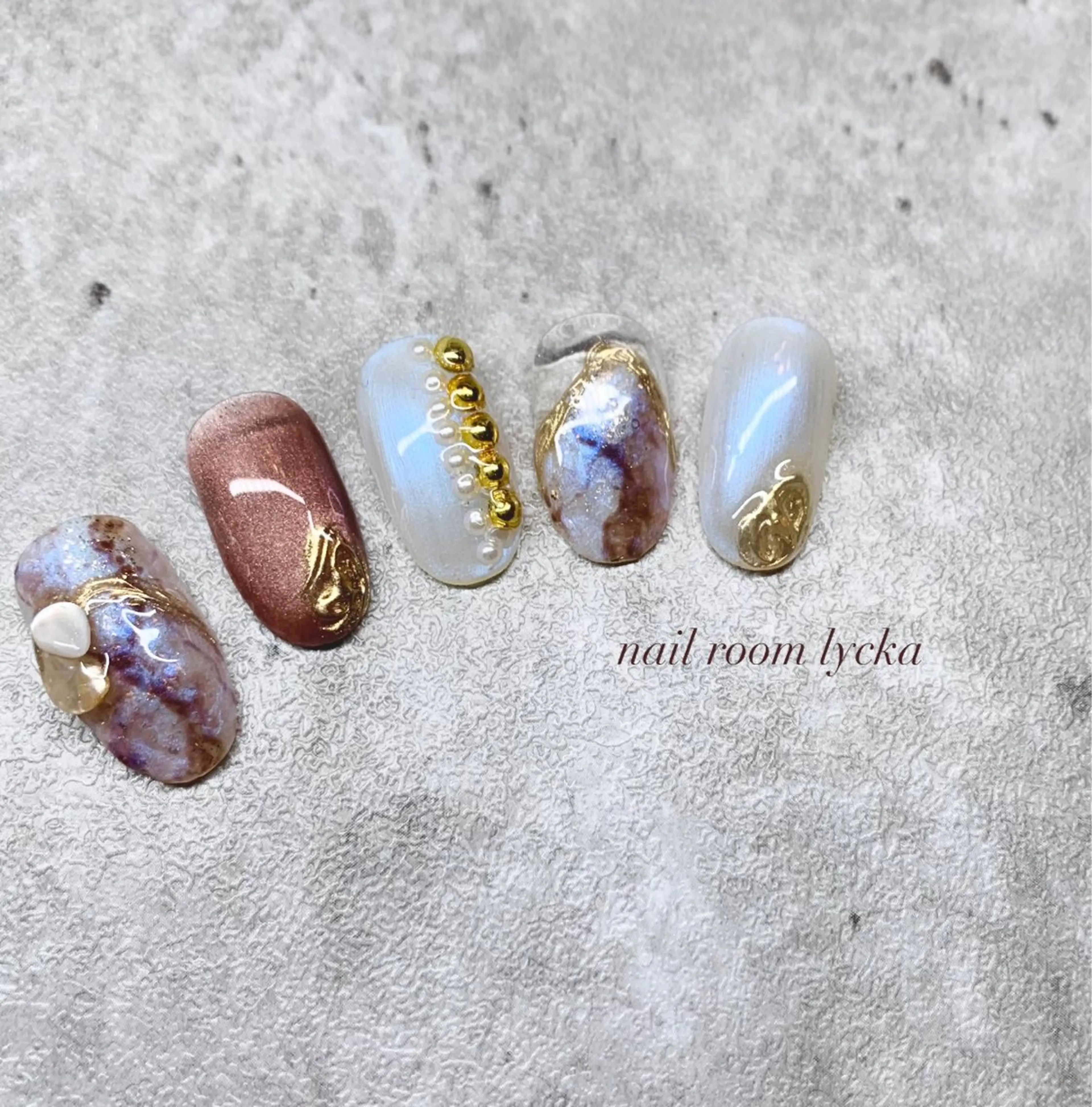 ネイル ﾈｲﾙﾙｰﾑﾘｯｶ 𝐦𝐚𝐲𝐮のネイルデザイン