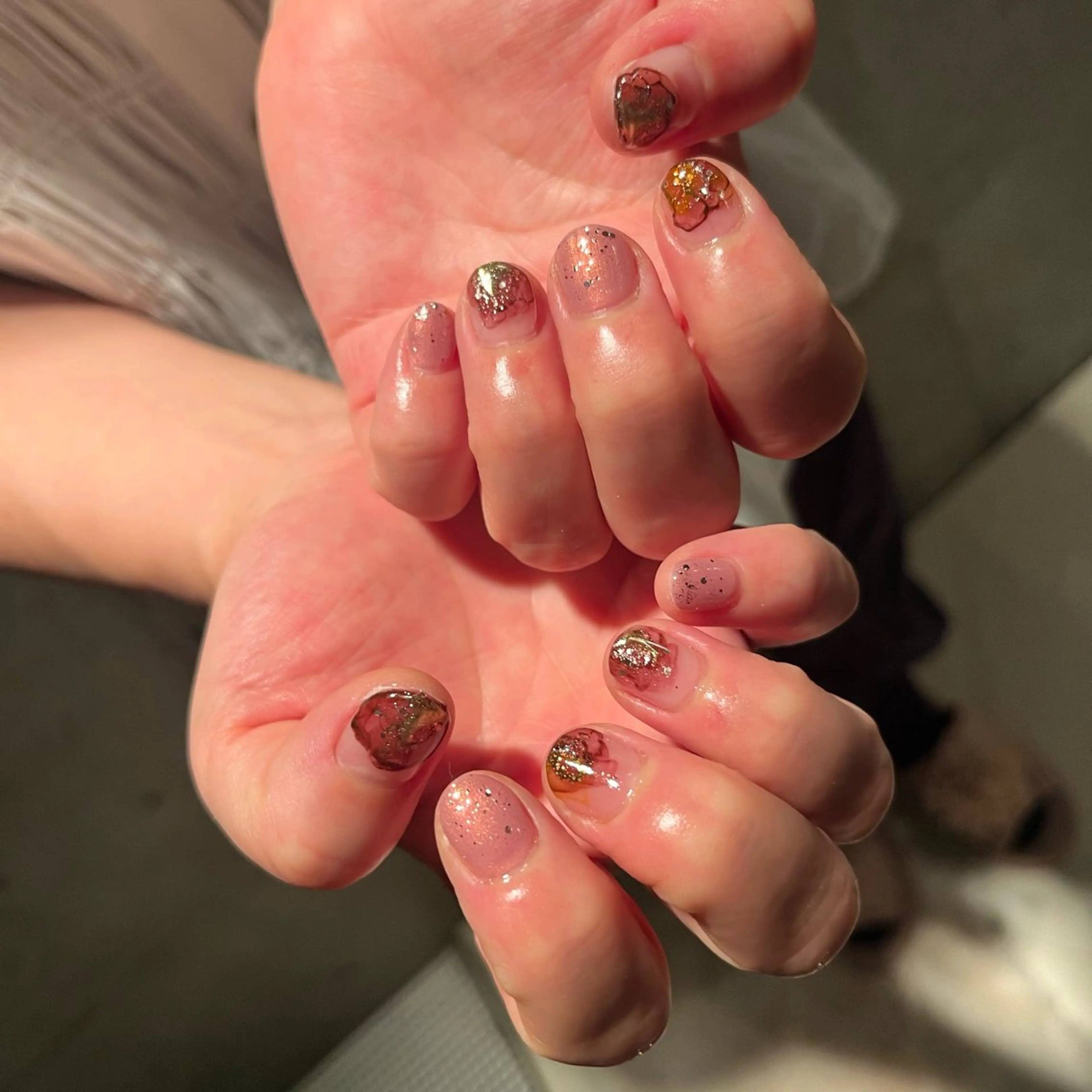 ネイル ニュアンスネイル ハンドネイル DariL Ayaのネイルデザイン