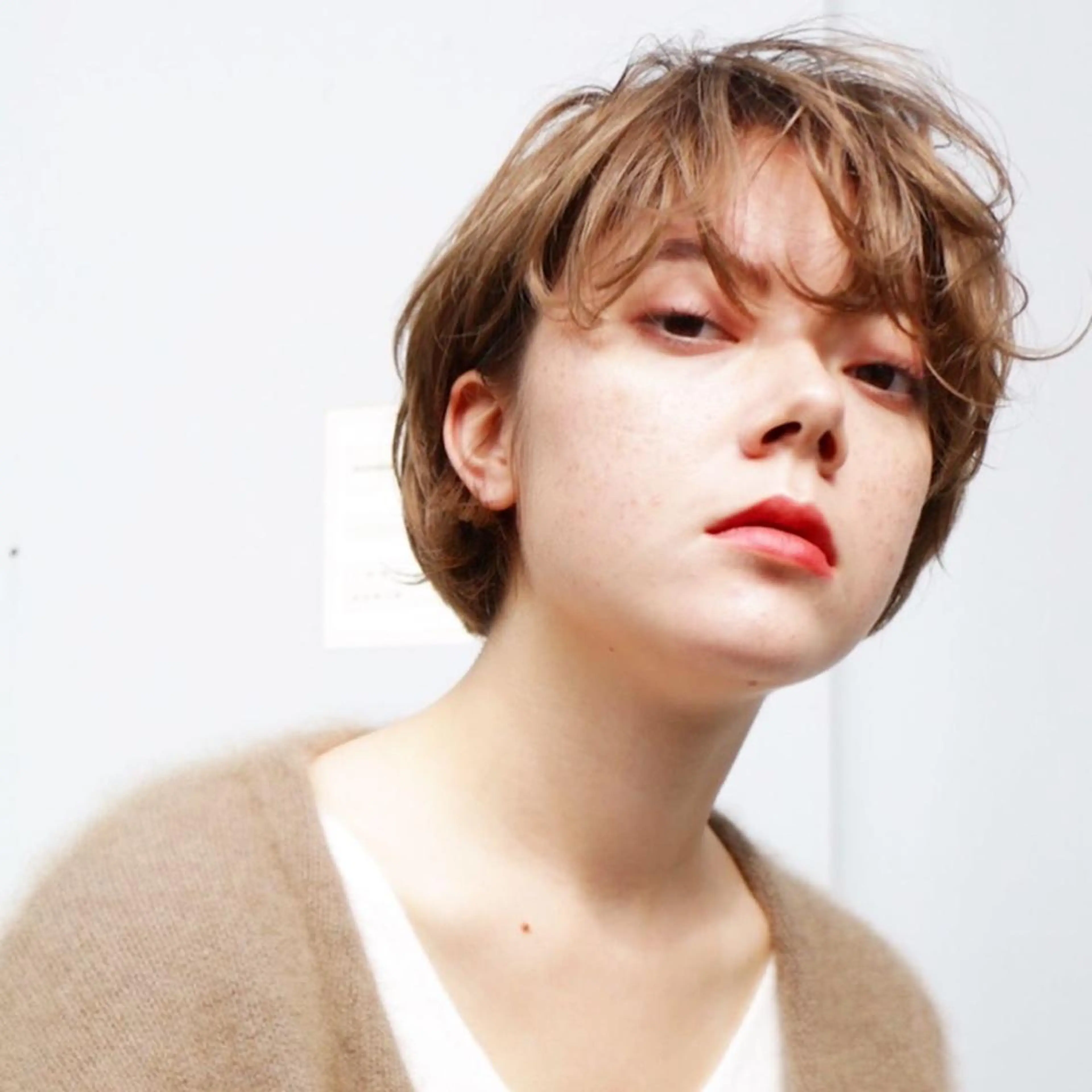 ショート ショートヘア カット ヘアカラー 河原 亮のヘアスタイル