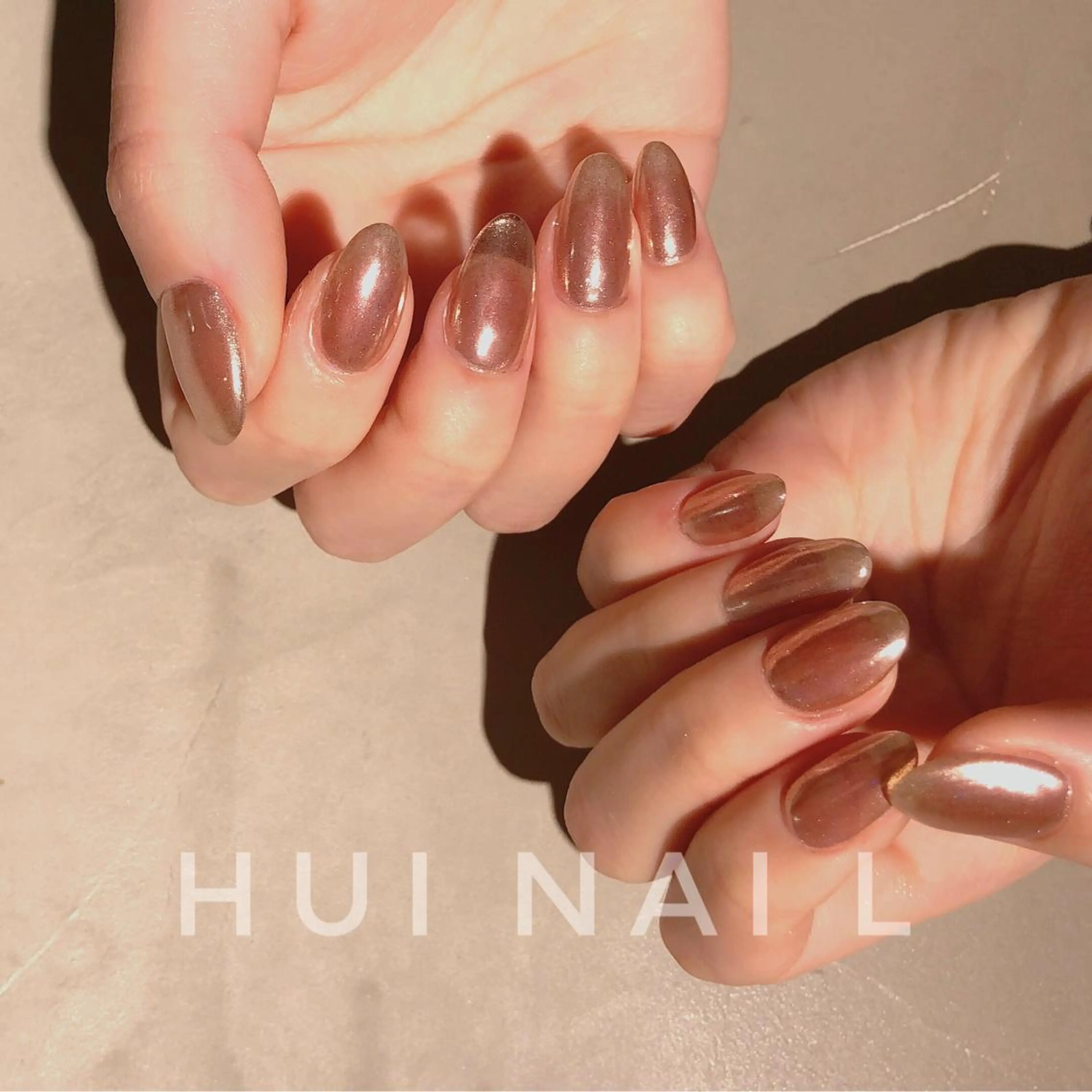 ミディアム めぐみのネイルサロン スタッフ練習のネイルデザイン