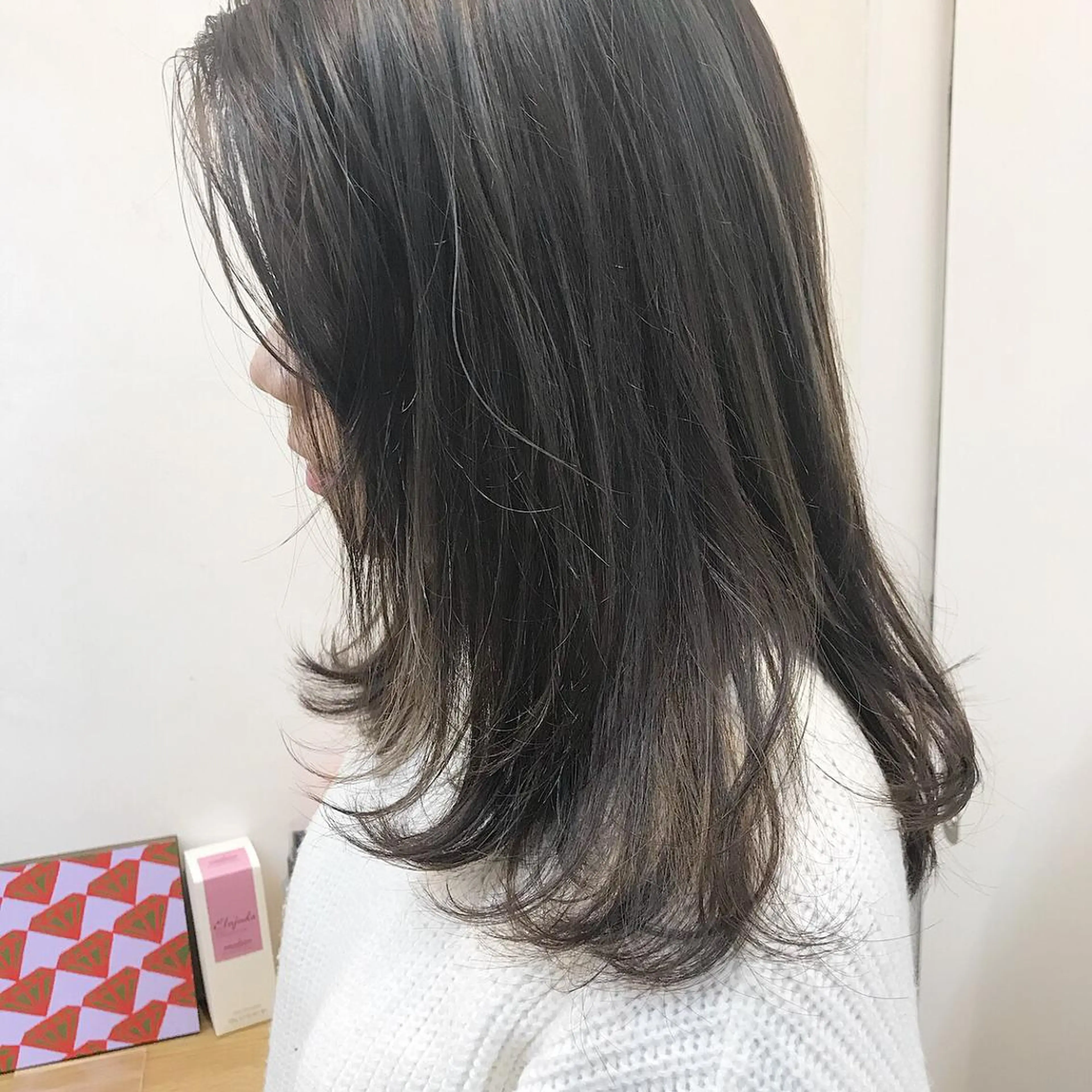 ロング カラー クニモトハルナ ボブ/柔らかカラーのヘアスタイル