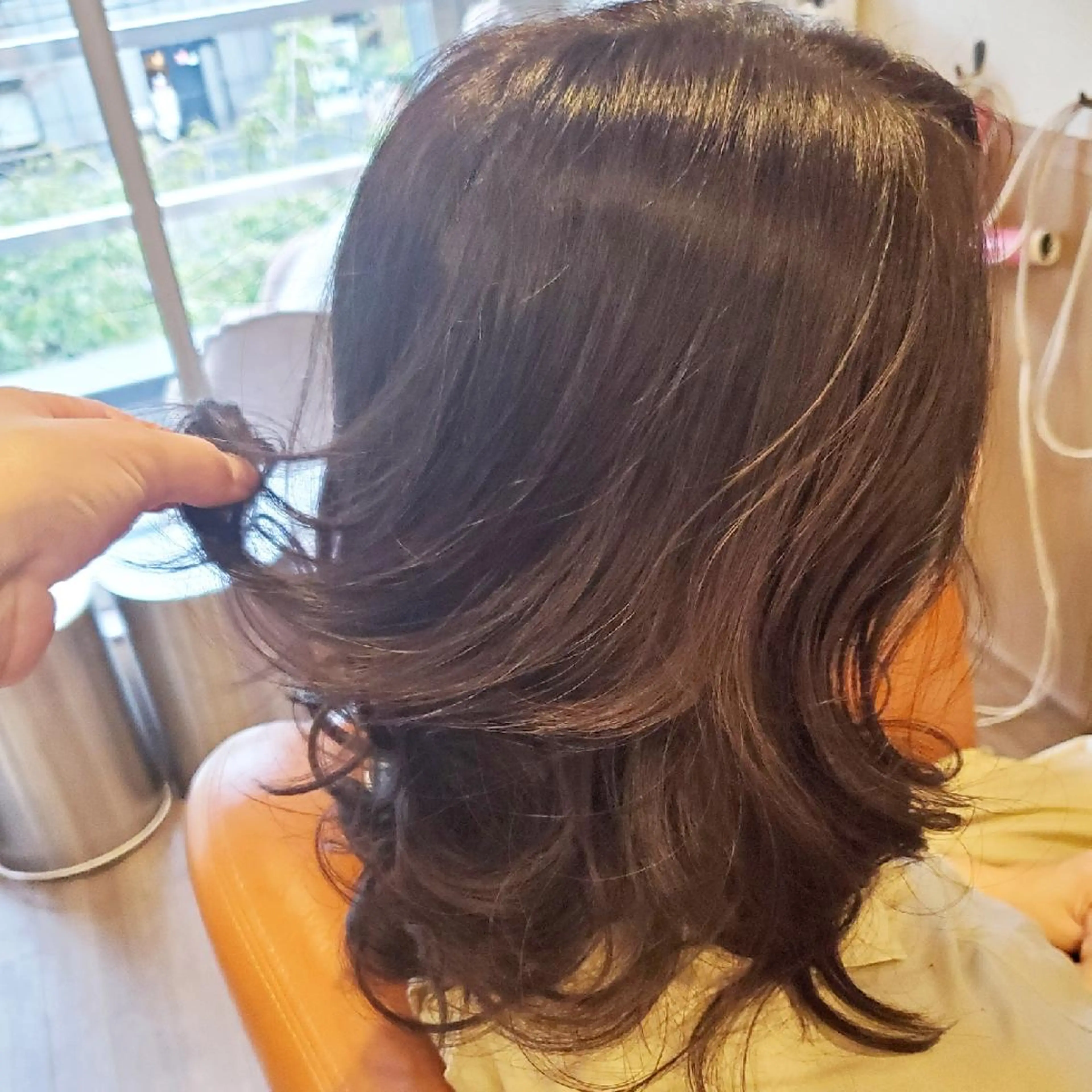 セミロング カラー アディクシーカラー ブリーチ ハイライトカラー 外国人風カラー ハイライト カット ヘアカラー パーマ spa hair  ark 富井直美のヘアスタイル