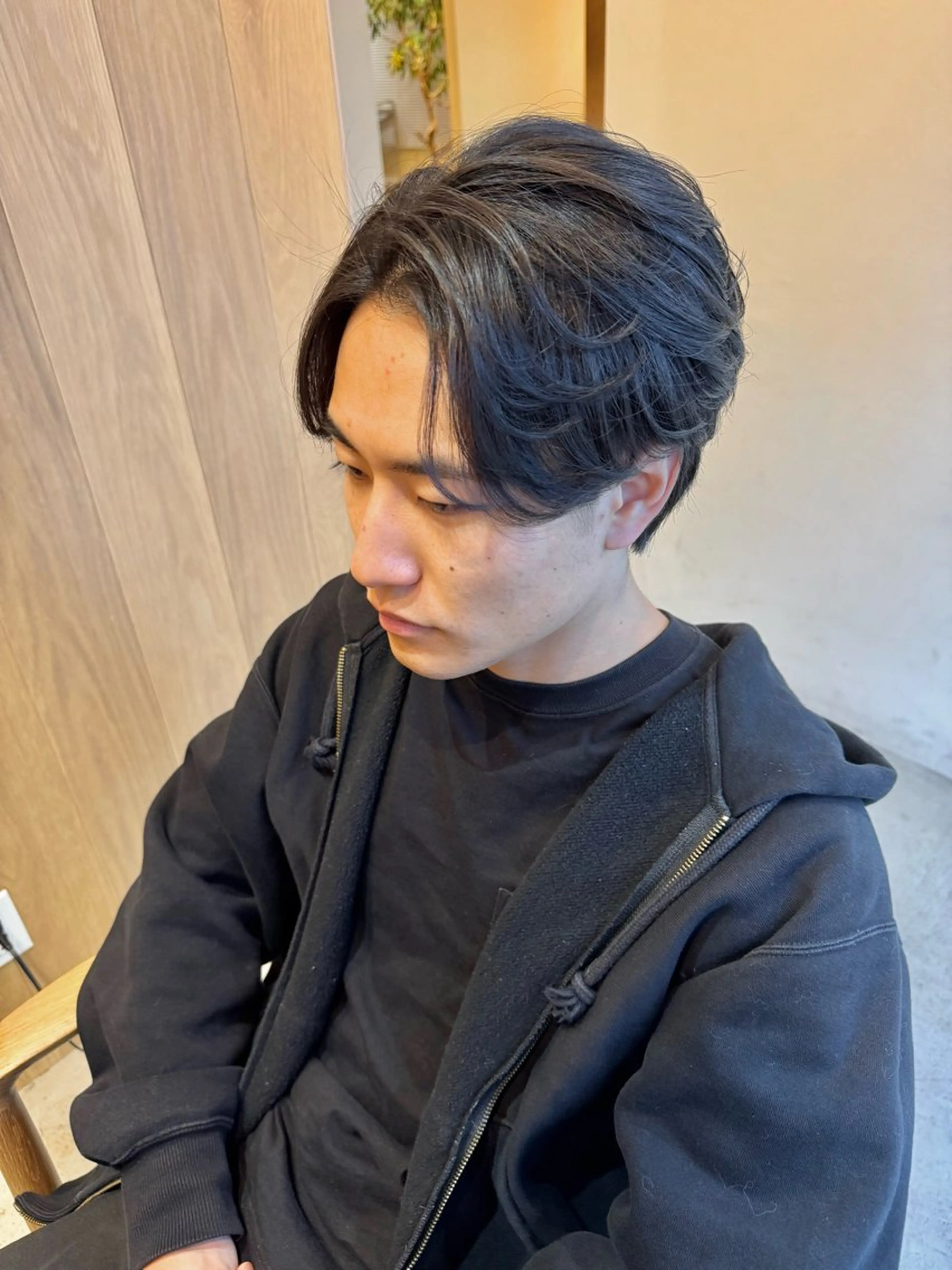 メンズ限定　曲がる縮毛矯正の写真