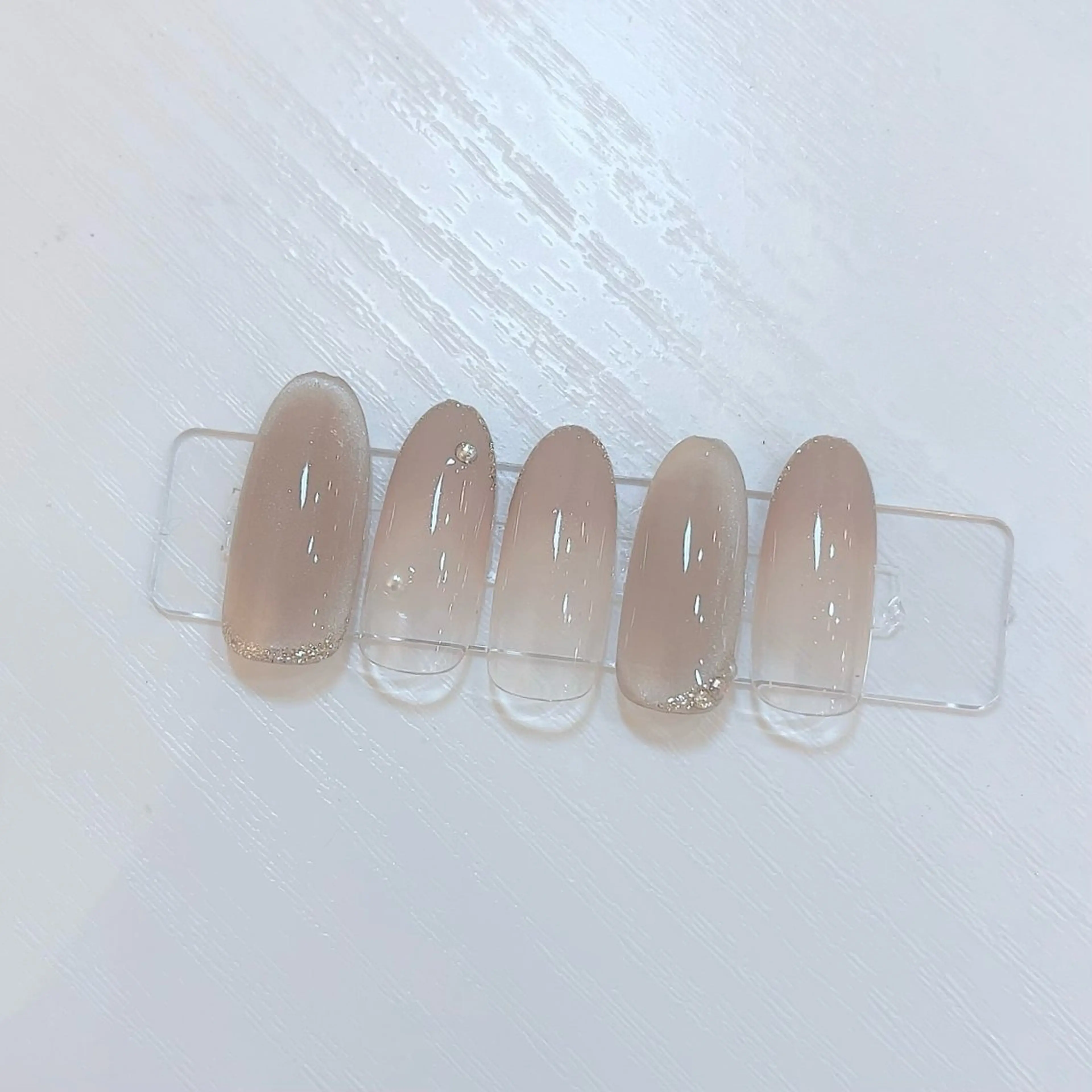 ネイル ブラウン ハンドネイル Airis nailのネイルデザイン