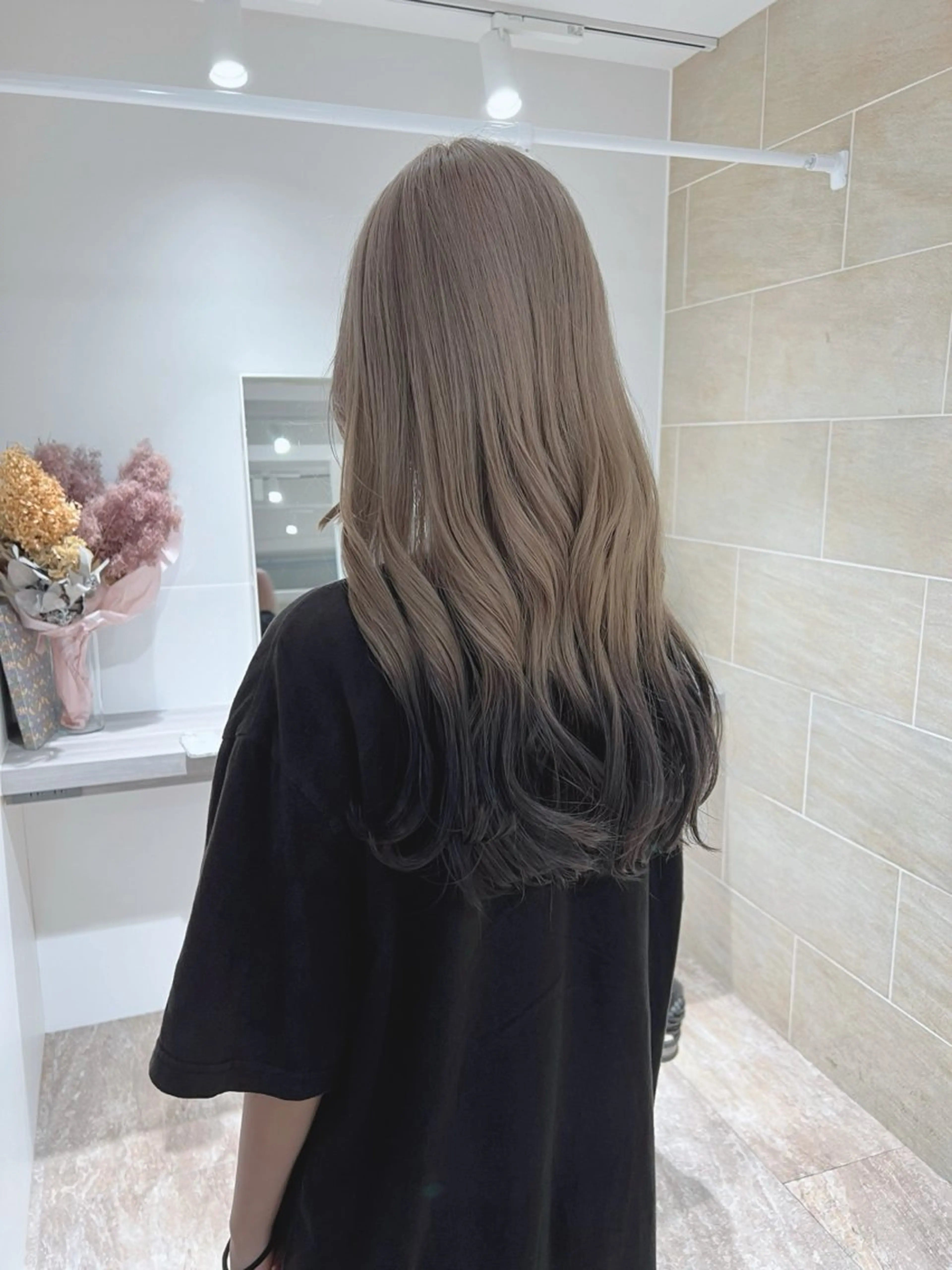 ロング カラー ヘアカラー トリートメント 宮原 佳苗のヘアスタイル