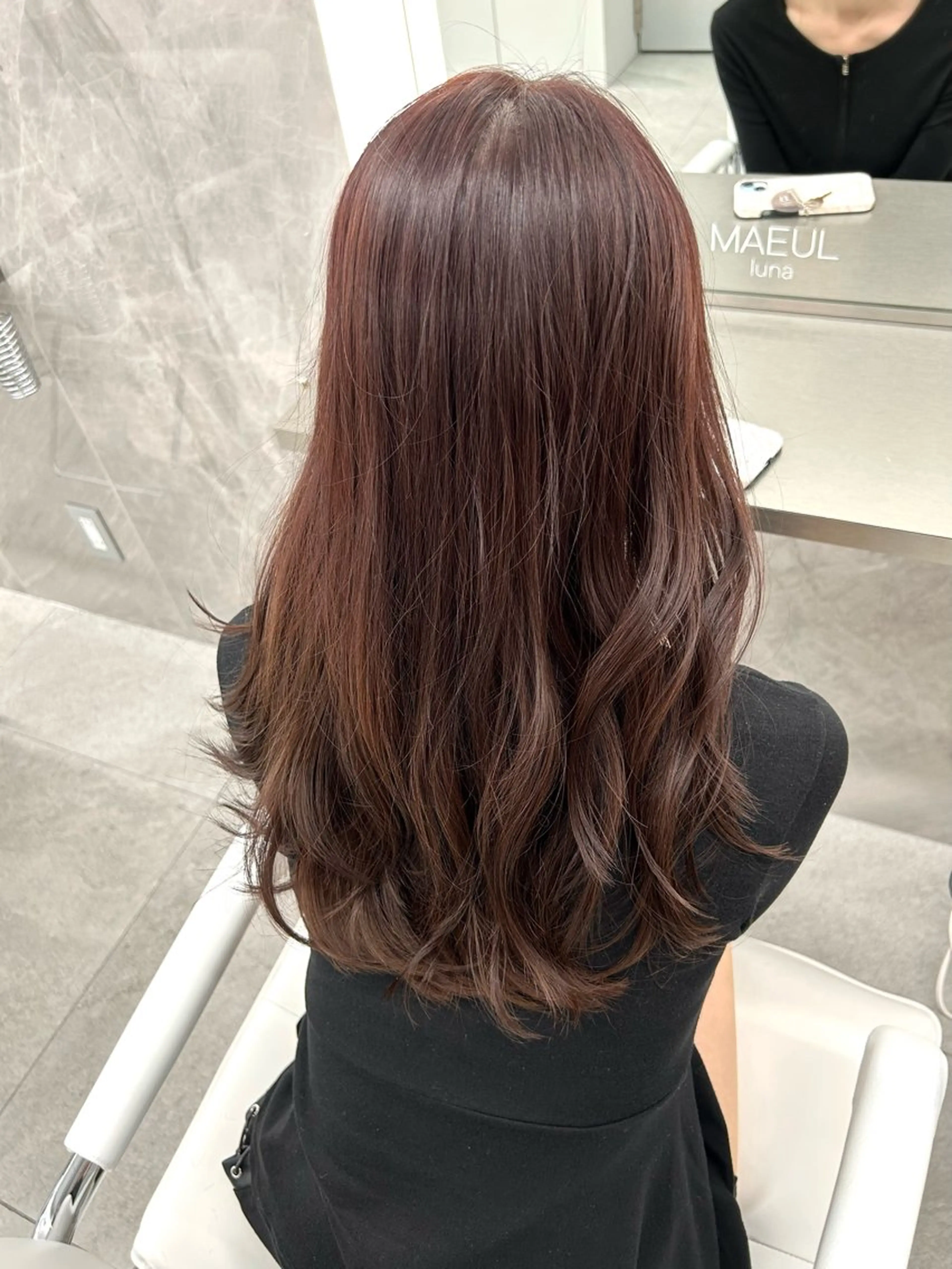 ロング カラー 名古屋/レイヤー 島原　由璃のヘアスタイル