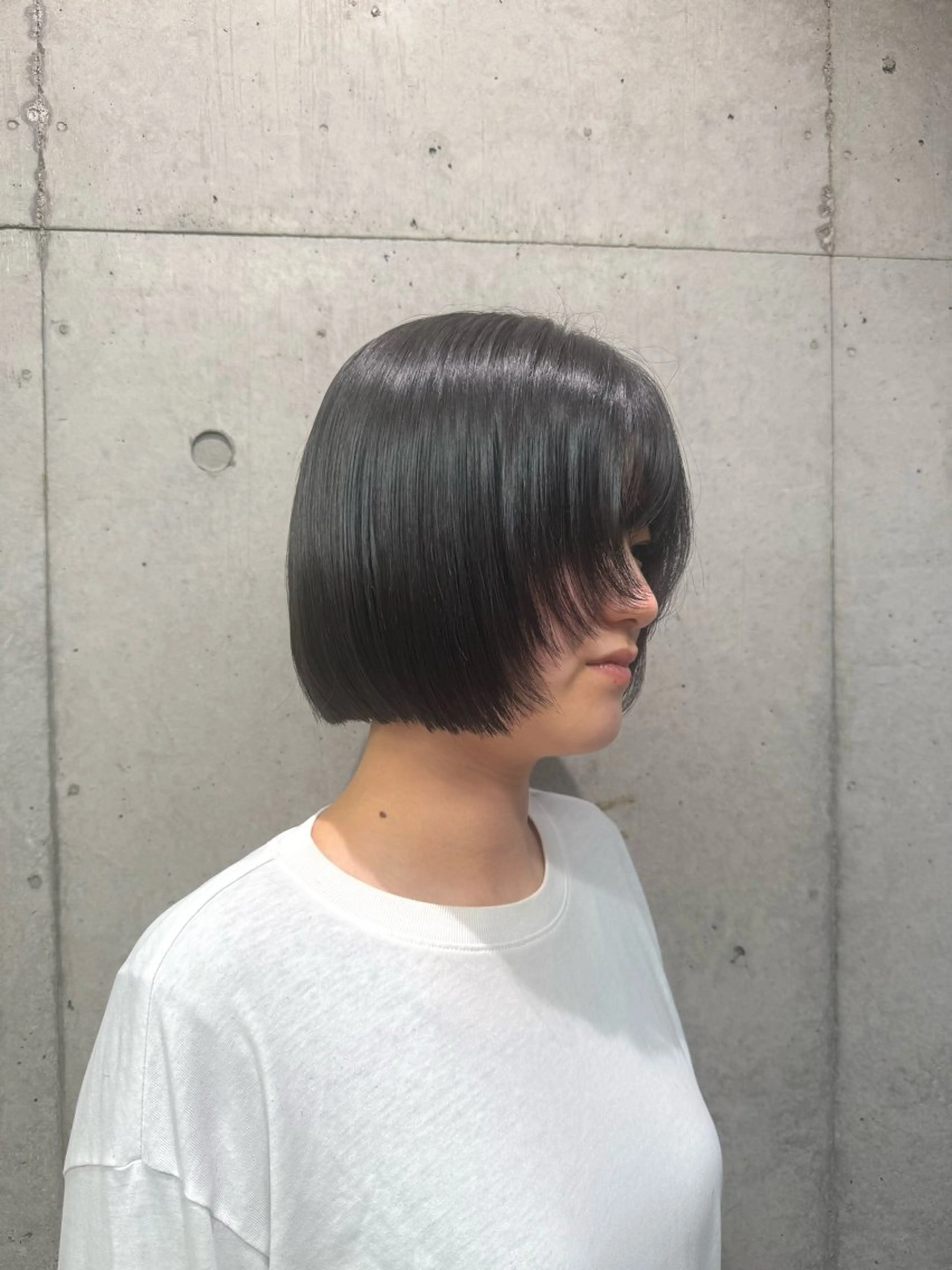 ショート 顔周りカット レイヤーカット カット トリートメント ヘアセット 透明感/艶カラー/ 暖色/ゆな🫧のヘアスタイル