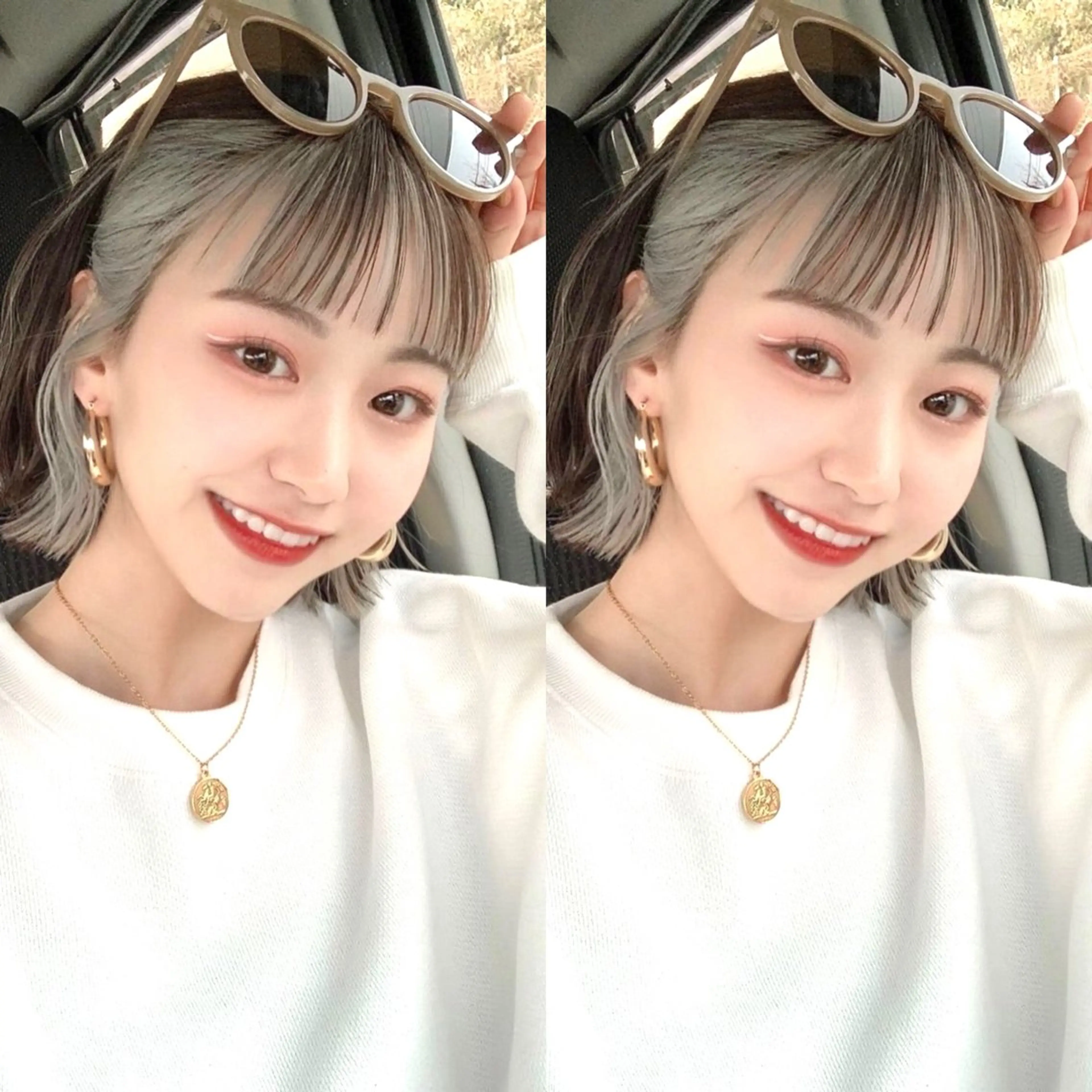 ショート カラー 韓国ヘア/艶カラー /田中悠佑のヘアスタイル