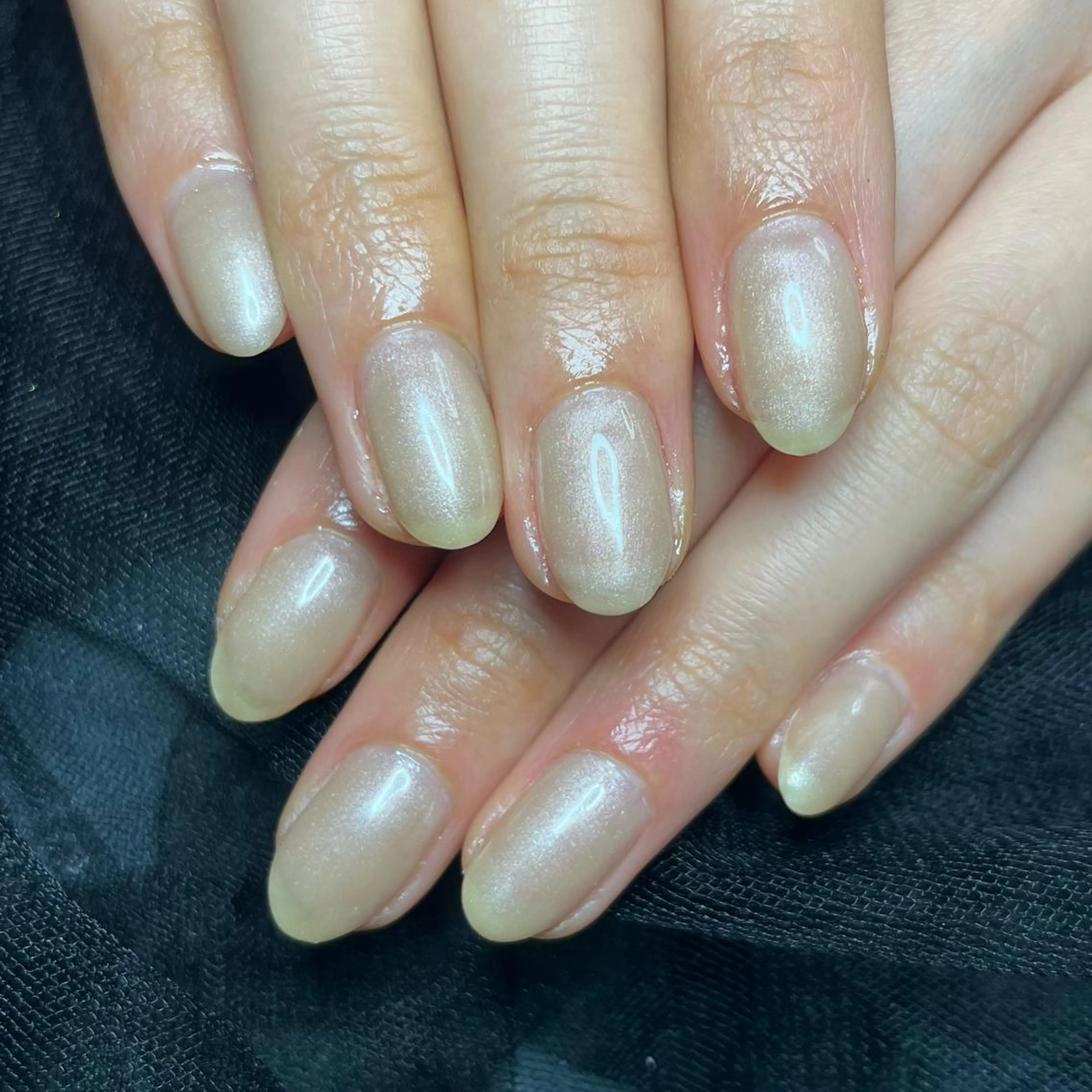 ネイル ワンカラーネイル 森 まりなのネイルデザイン