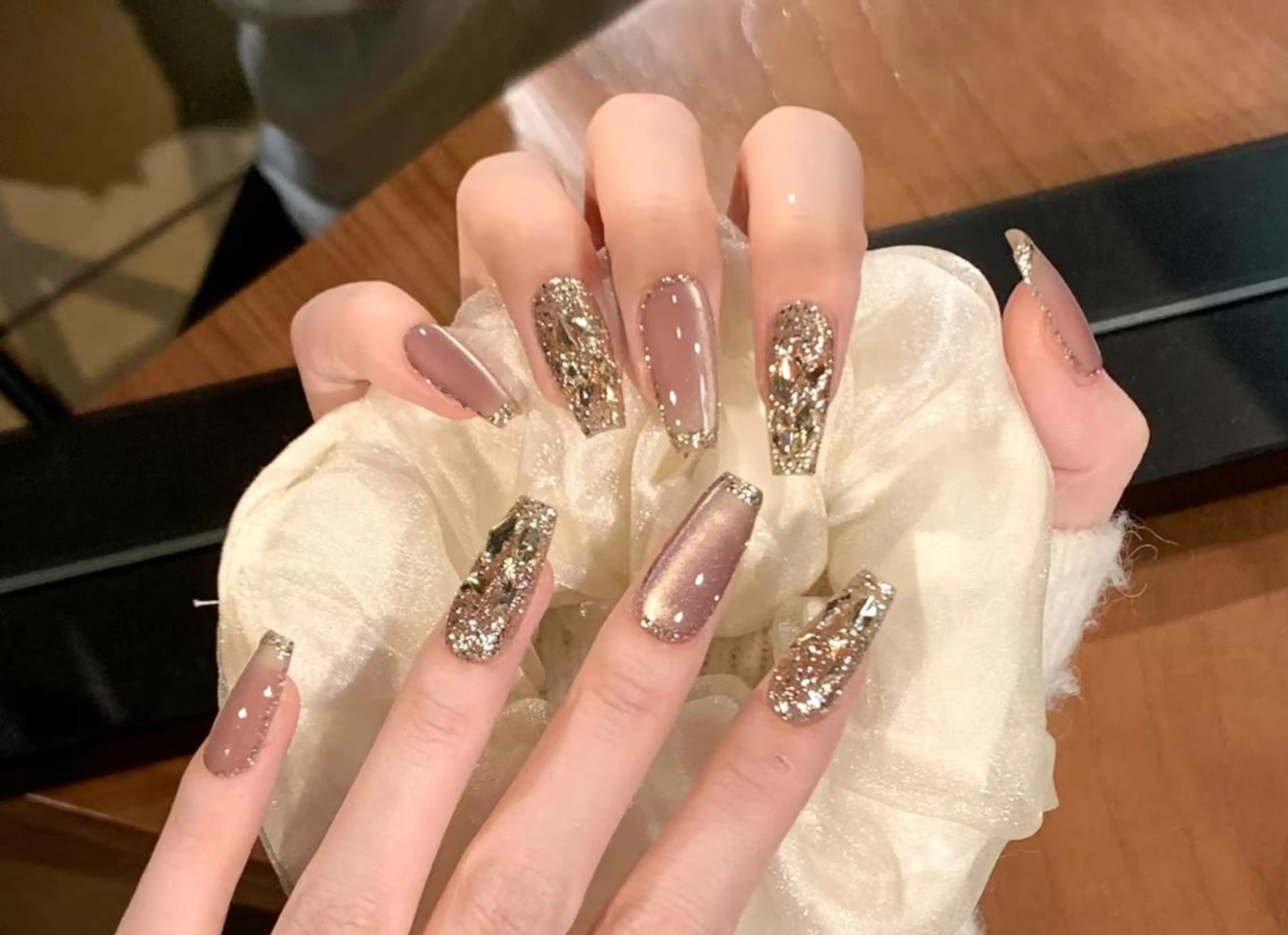 ネイル ハンドネイル 💙羽生 彩光💙のネイルデザイン