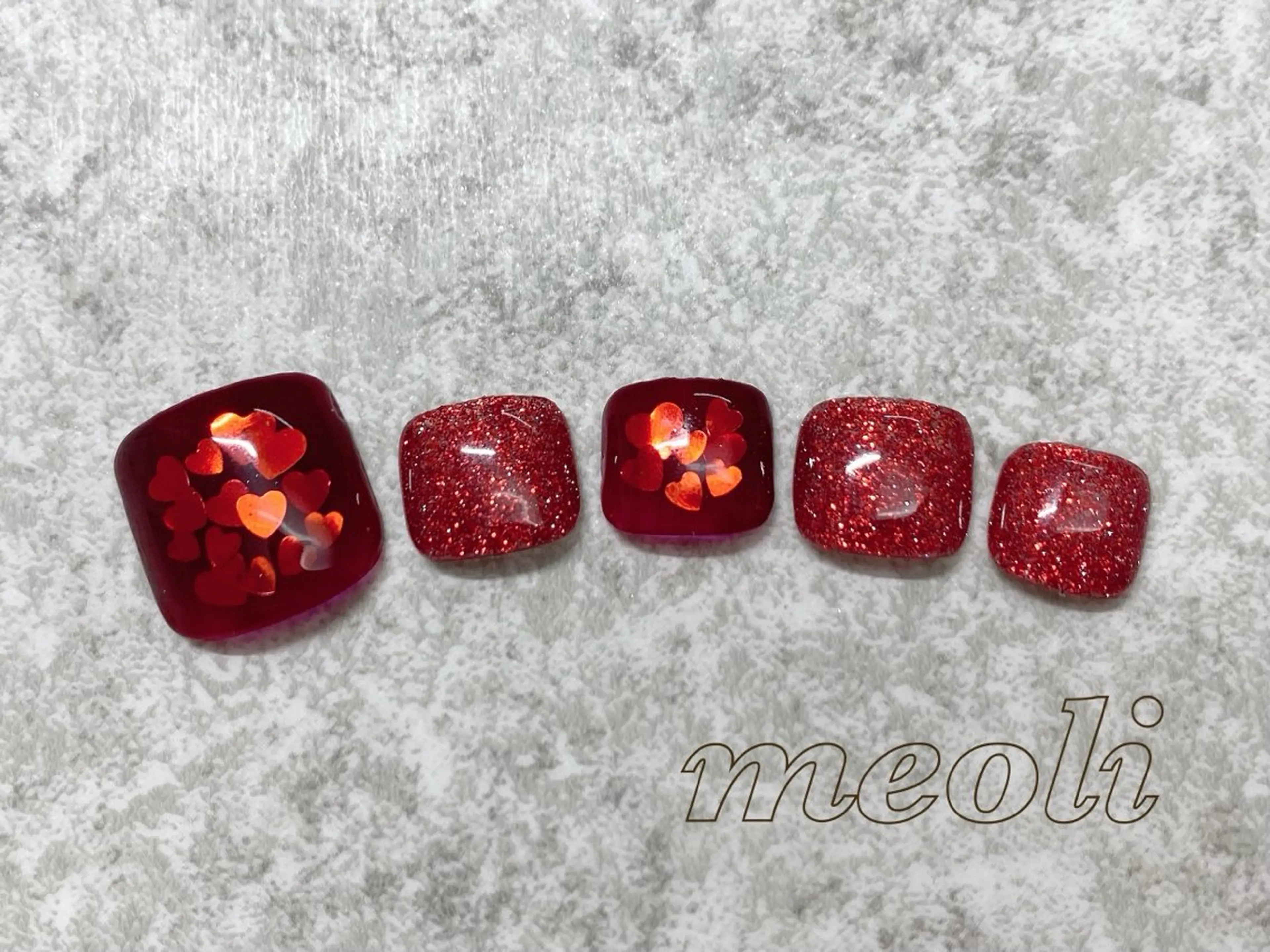 ネイル フットネイル nail salon meoli メグのネイルデザイン