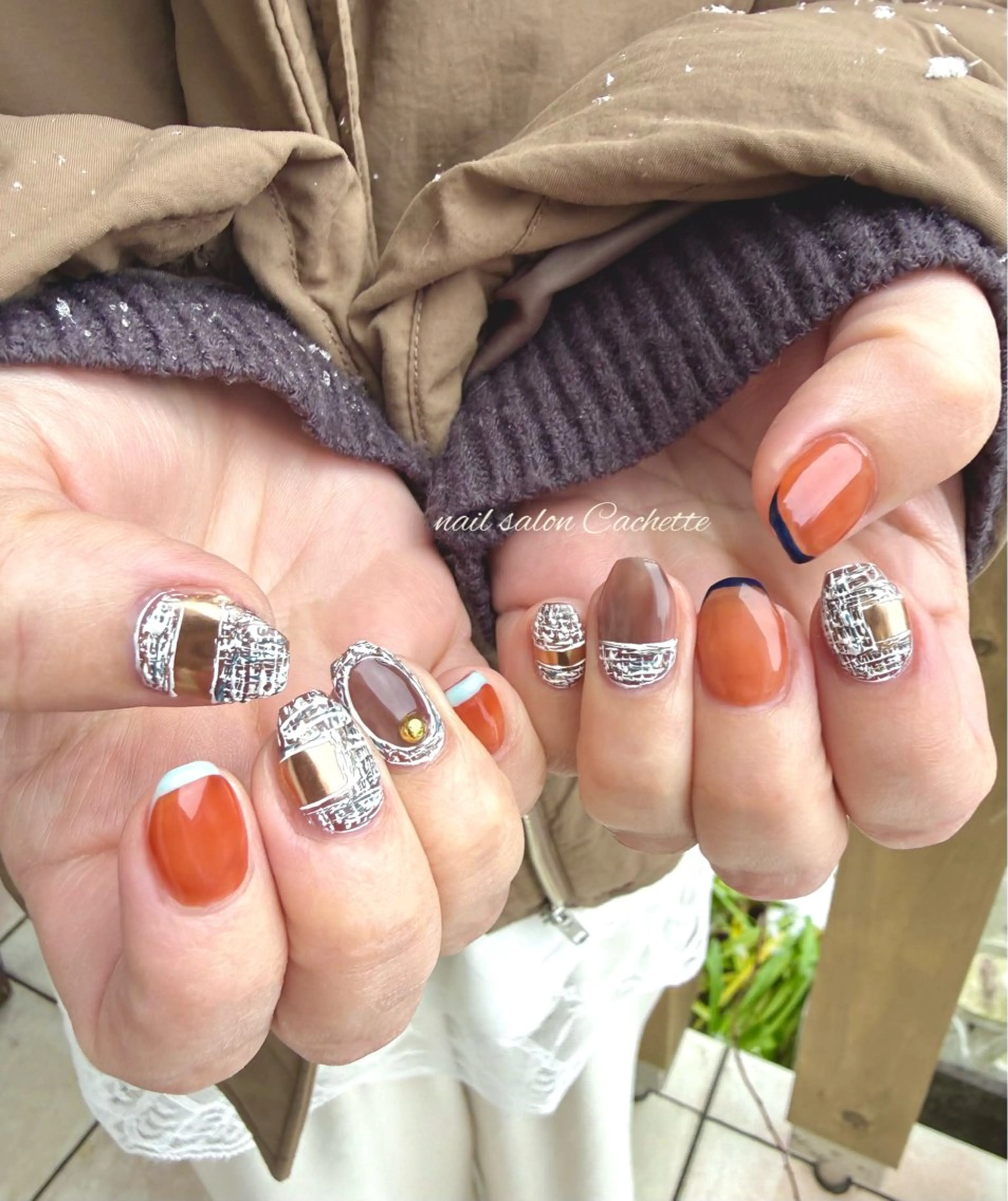 ネイル ハンドネイル ✧Cachette✧ YUKARIのネイルデザイン