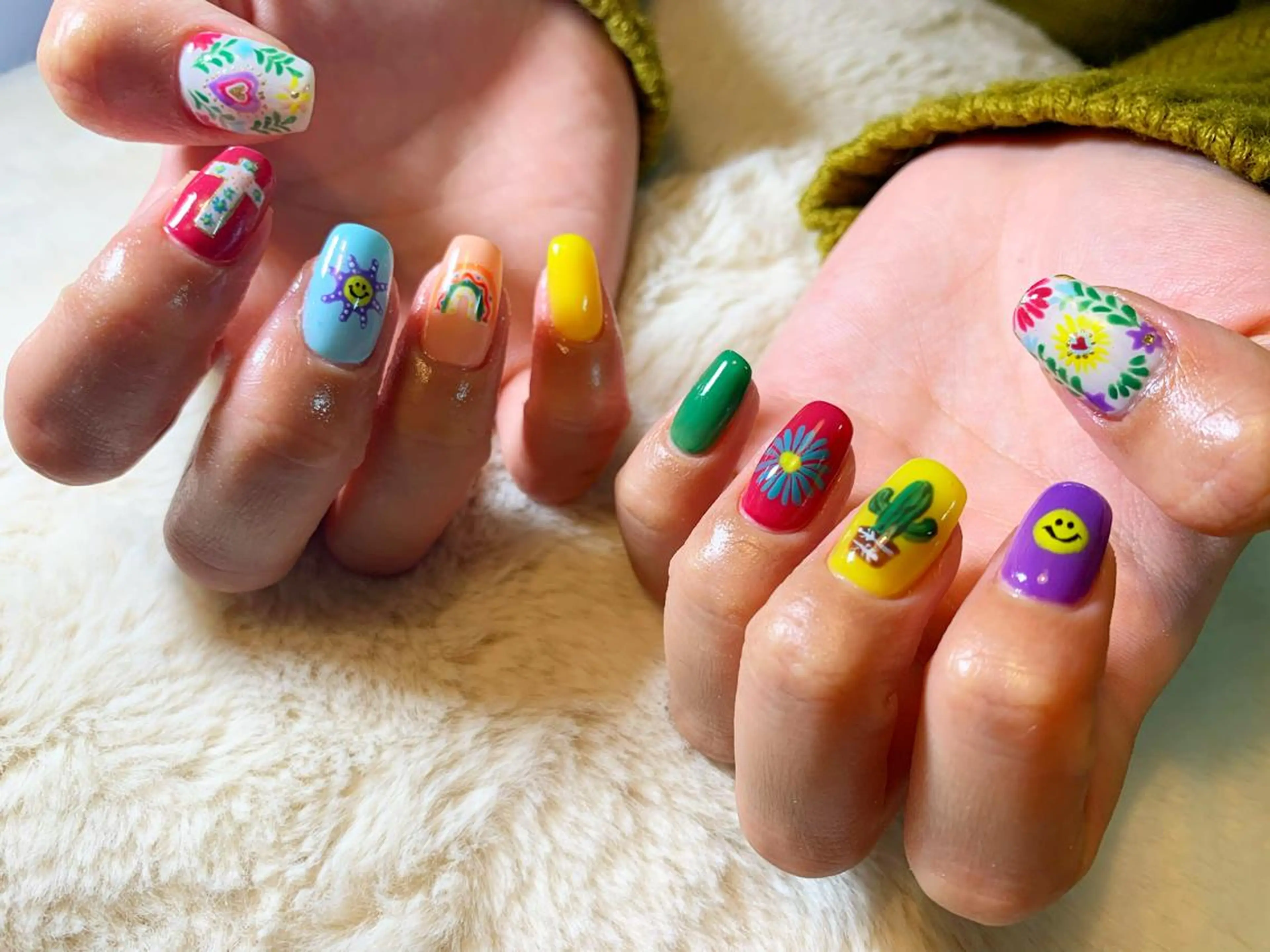 ネイル ハンドネイル フットネイル GéRanium Harukaのネイルデザイン