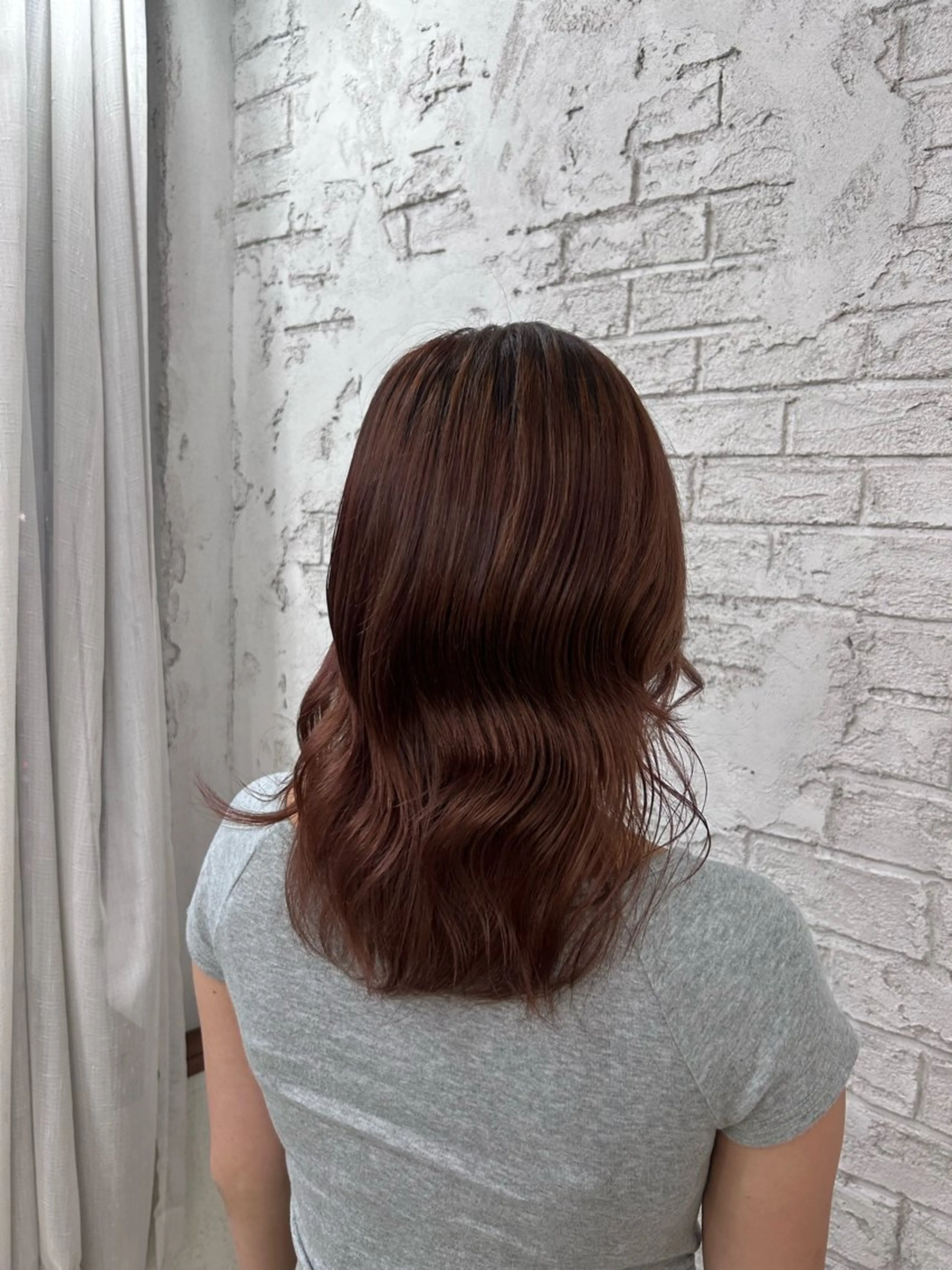 カラー ブラウンカラー オレンジ オレンジブラウン カラーモデル募集 🎀HARUNA🎀のヘアスタイル