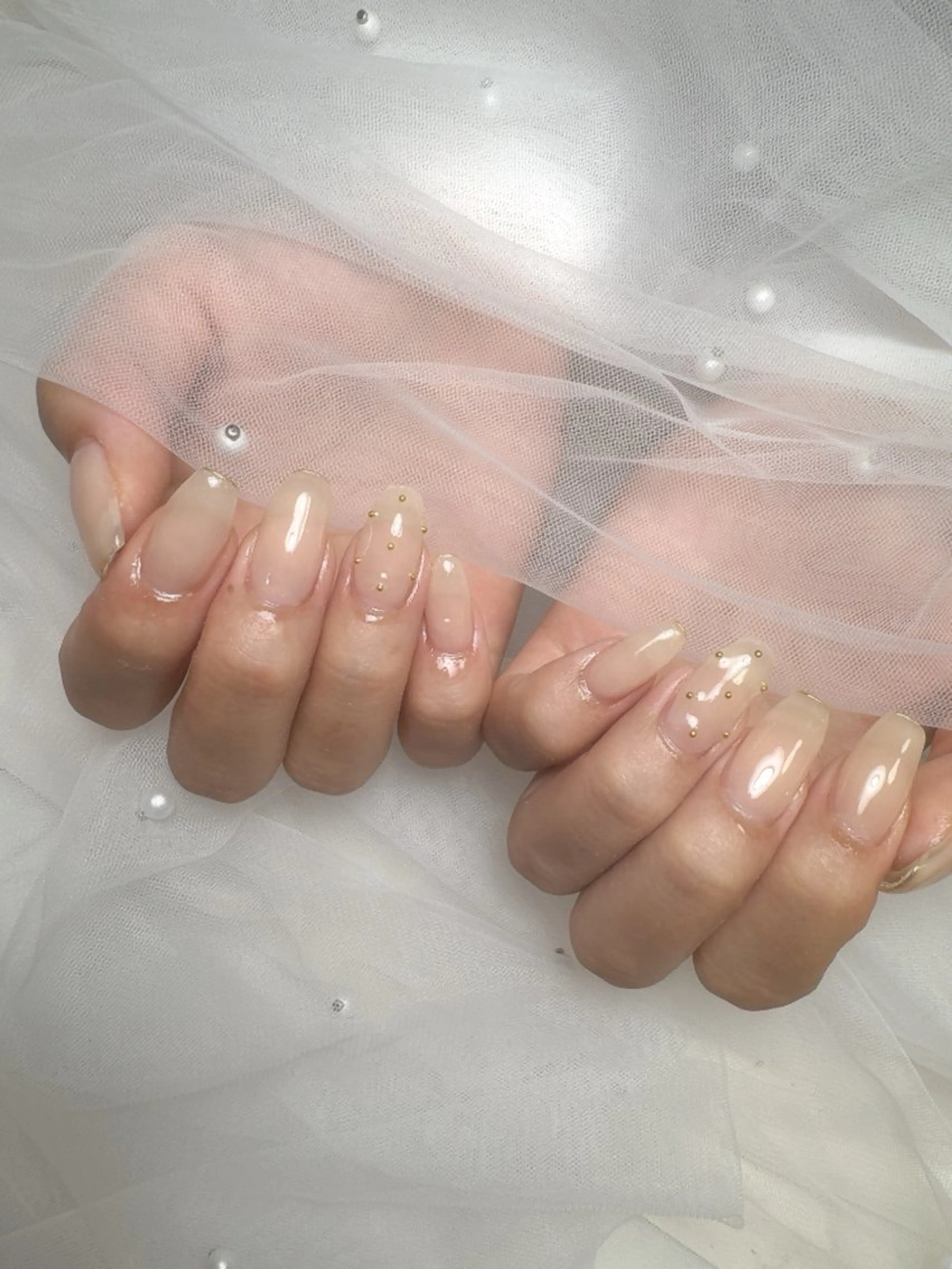 ネイル キラキラネイル 韓国ネイル 持ち込み ワンホンネイル ハンドネイル Queeens nailのネイルデザイン