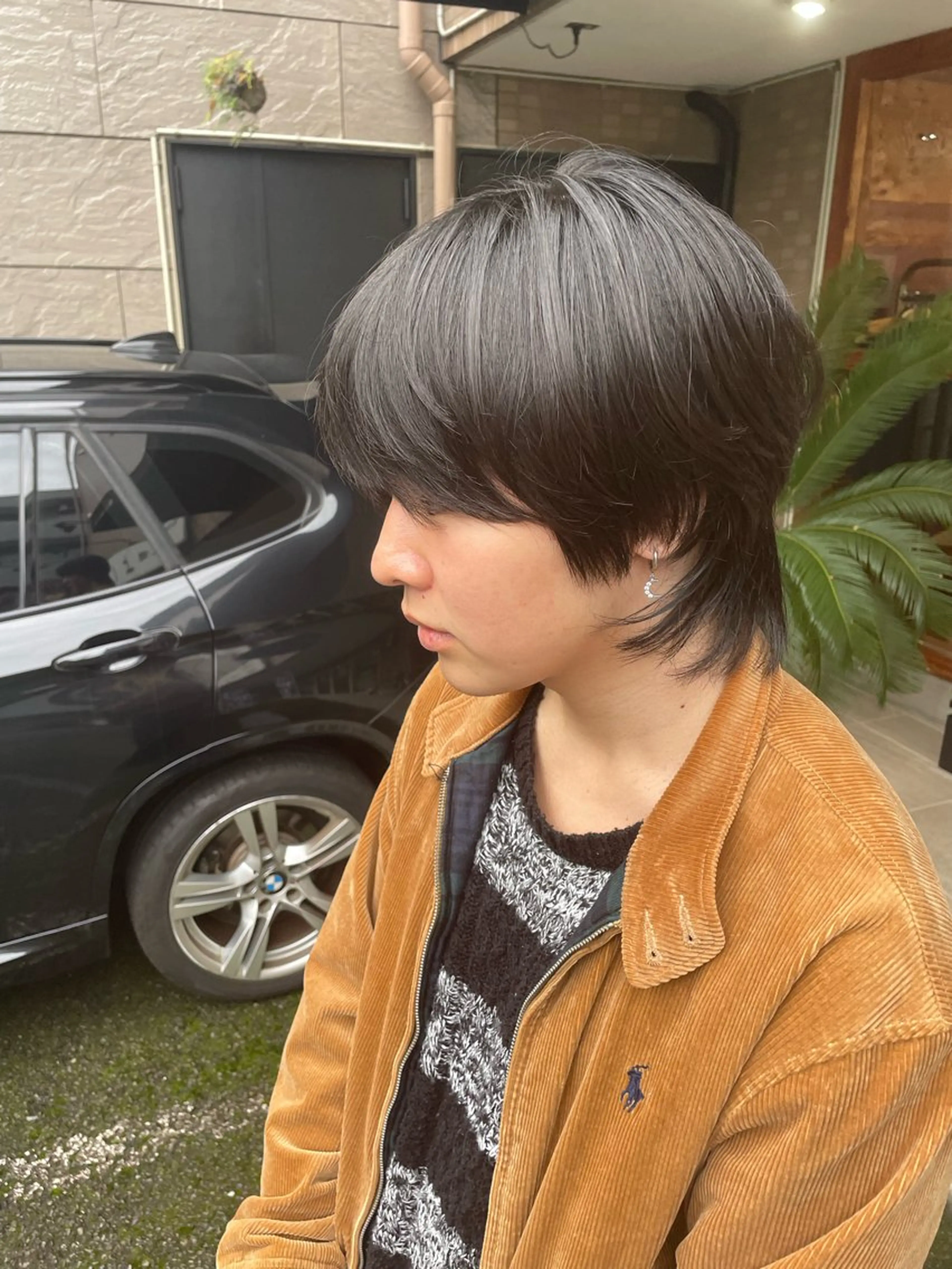 ミディアム メンズ メンズウルフカット ウルフカット カット marbles 森田雅治のヘアスタイル