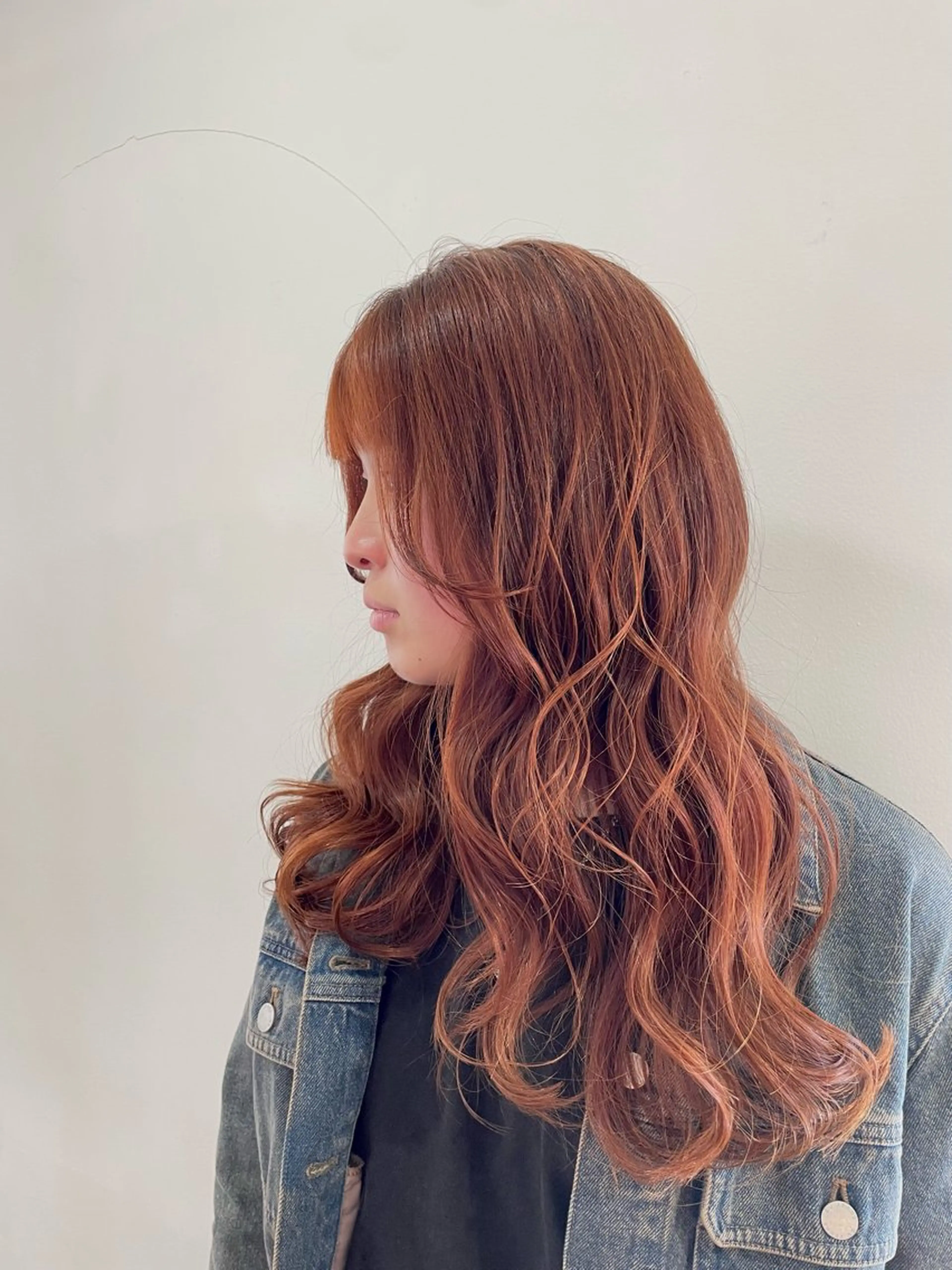 ロング カラー ショートボブ ブリーチ ブラウンカラー ブリーチなしカラー オリーブブラウン カット ヘアカラー mopa_kaede ナチュラル/レイヤーのヘアスタイル