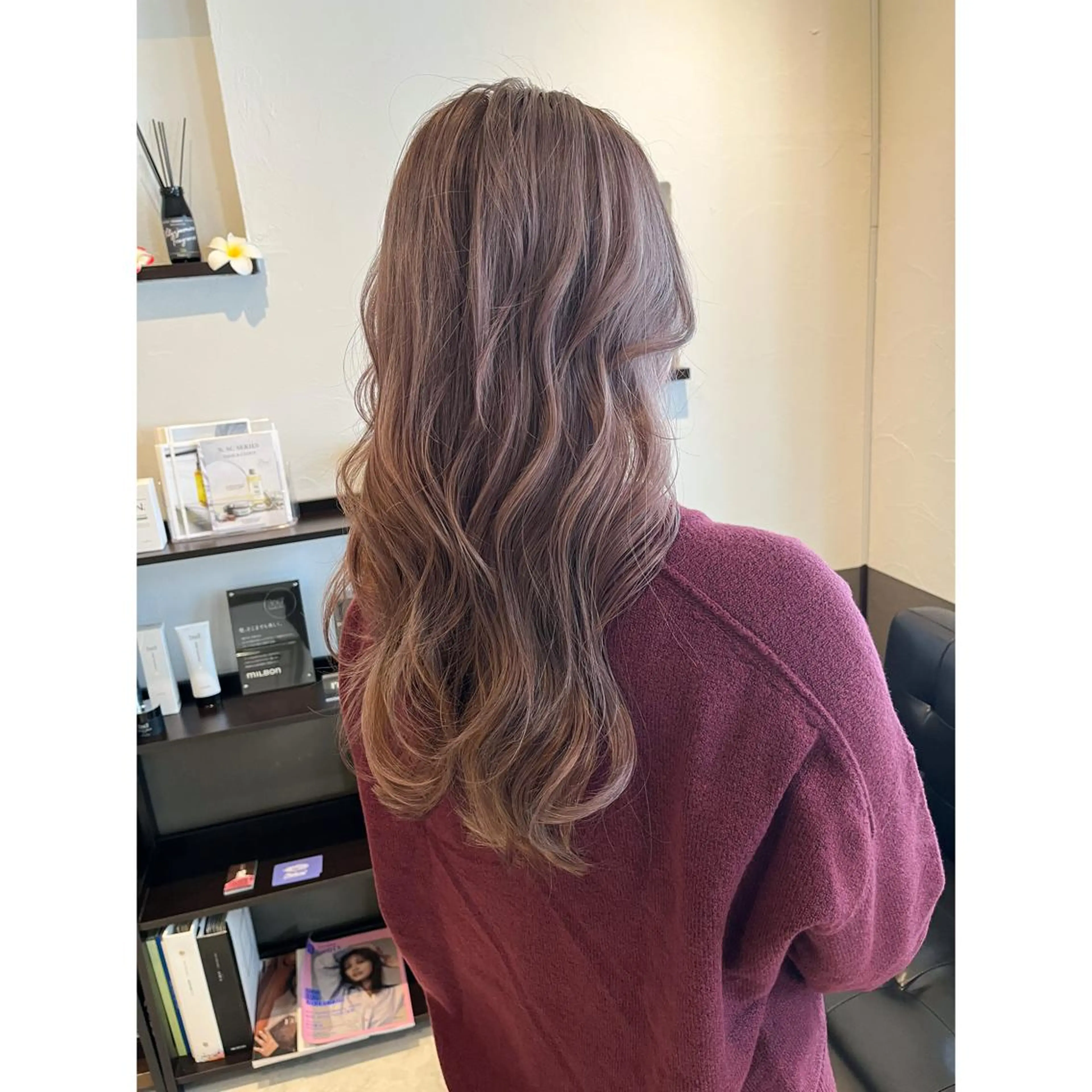 ロング カラー 坂井田 浩樹のヘアスタイル