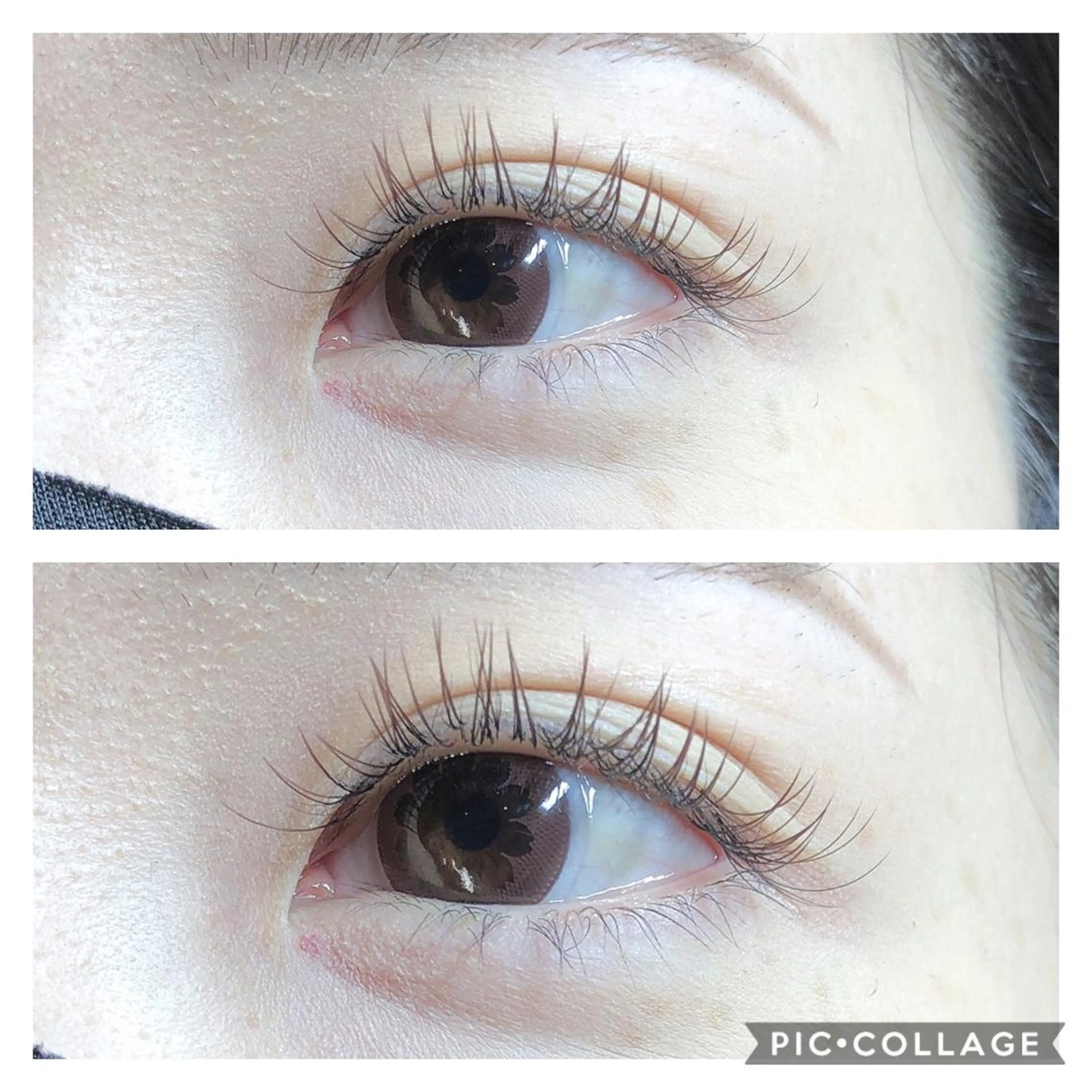 マツエク・マツパ Cカール カラーマツエク キュート ナチュラル Belleeyes_ kubotaのマツエク・マツパデザイン