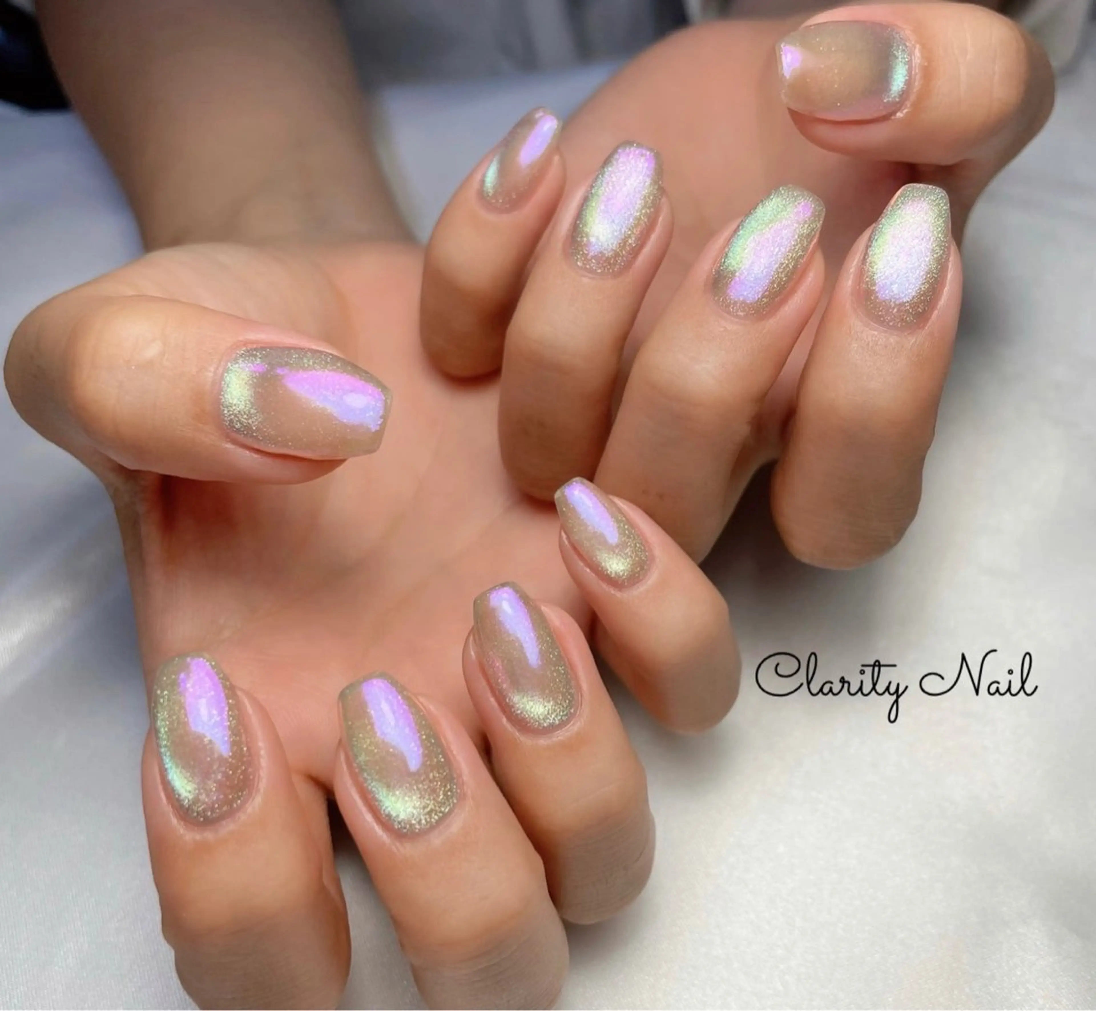 ネイル マグネットネイル ワンカラーネイル ハンドネイル Clarity Nailのネイルデザイン