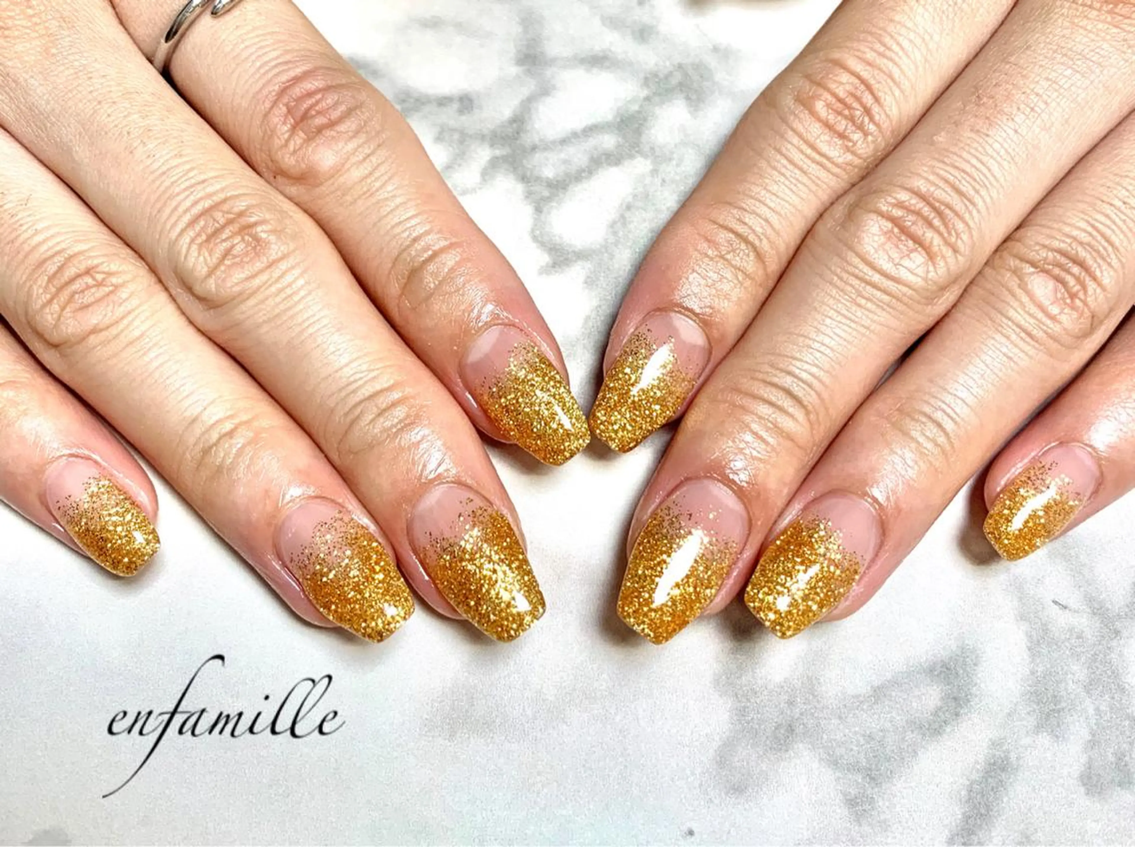 ネイル ハンドネイル nail salon en familleのネイルデザイン