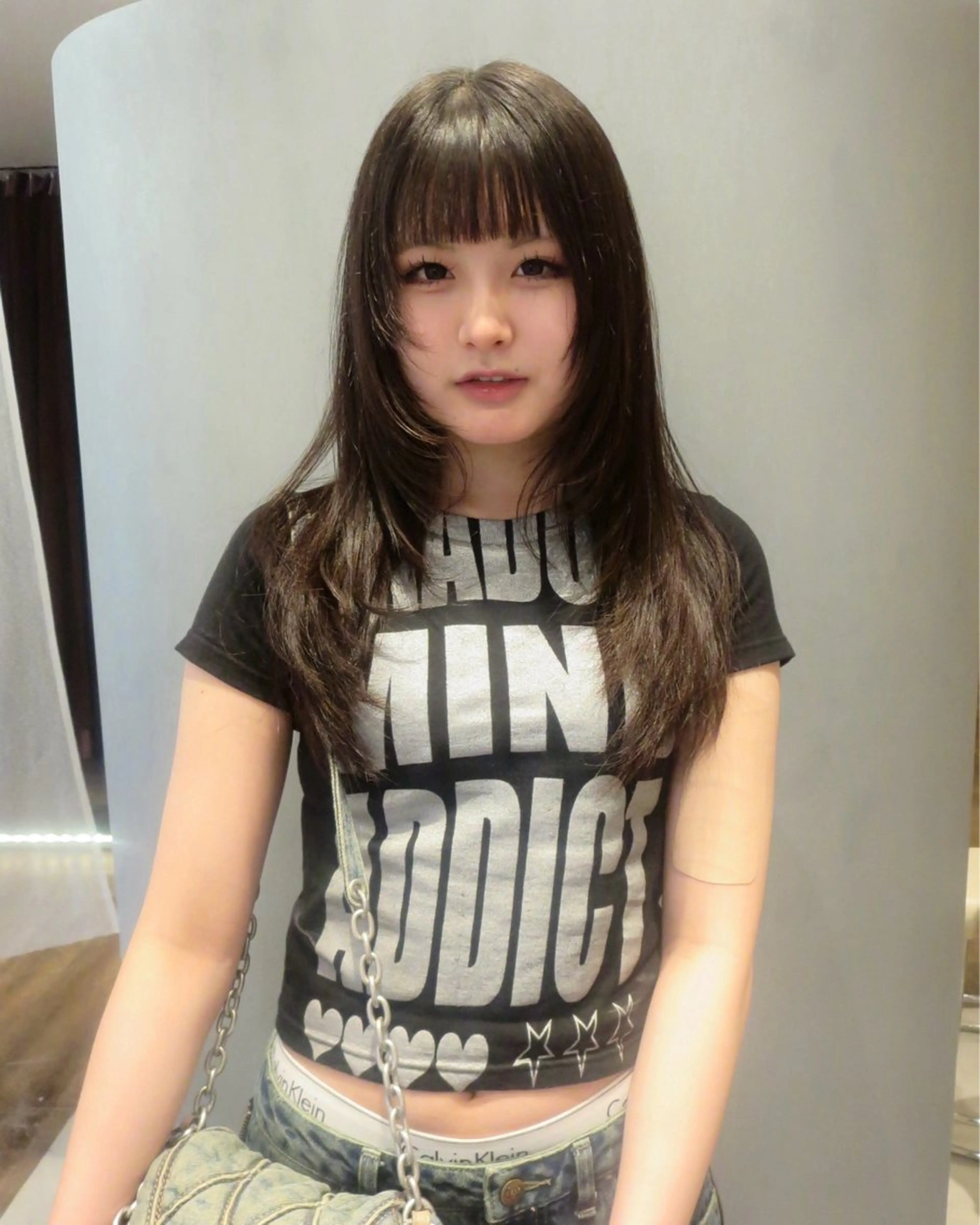 【新規限定🎀人気NO.3】前髪カット+ケアカラー+クイックTR ¥8900の写真