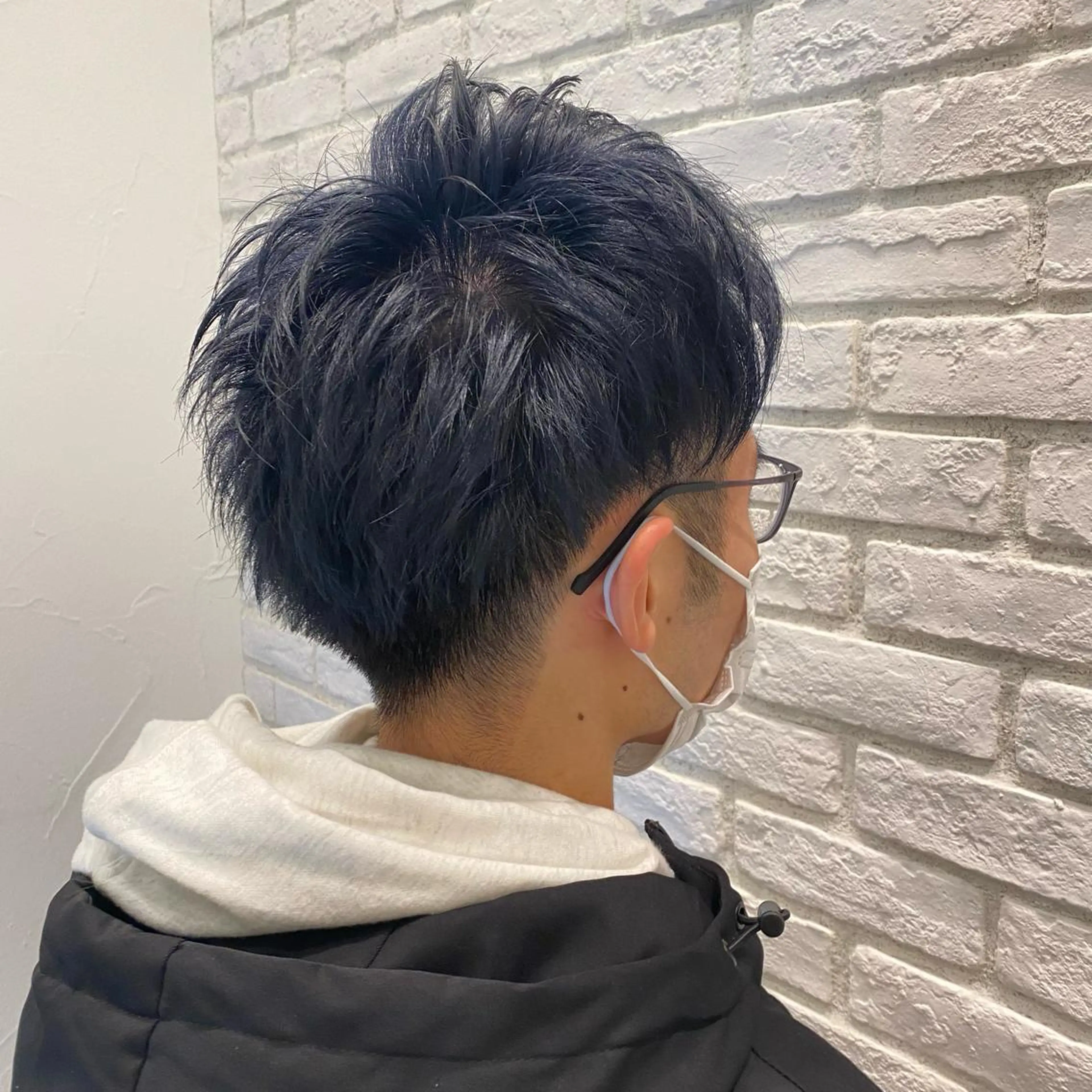 ショート カラー メンズ カット ヘアカラー メンズ特化型美容師 栗山勇人のヘアスタイル