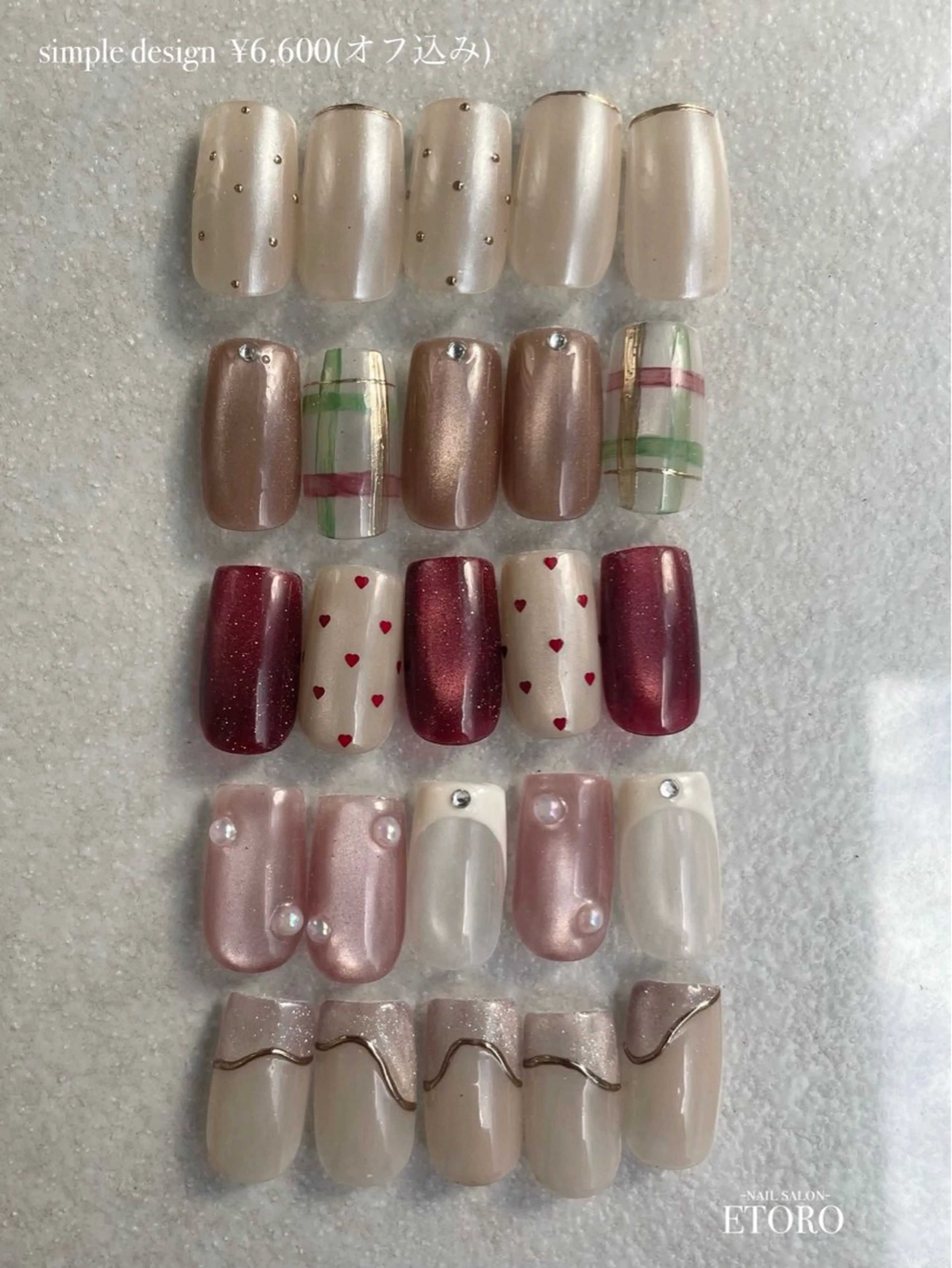 ネイル ETORO 表参道 himawariのネイルデザイン