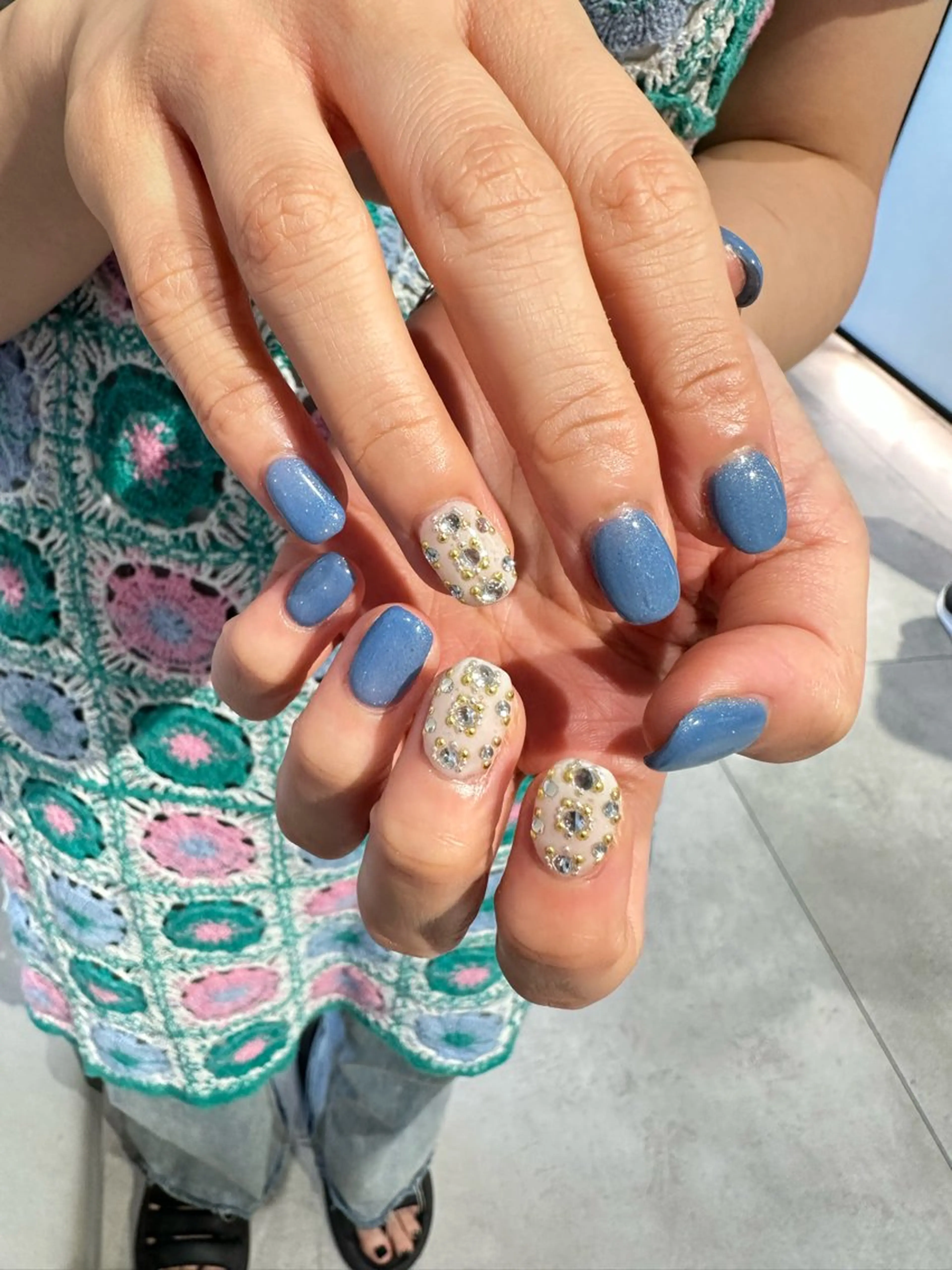 カラー ヘアアレンジ ネイル アートネイル ハイトーン特化 pepe🎀のヘアスタイル