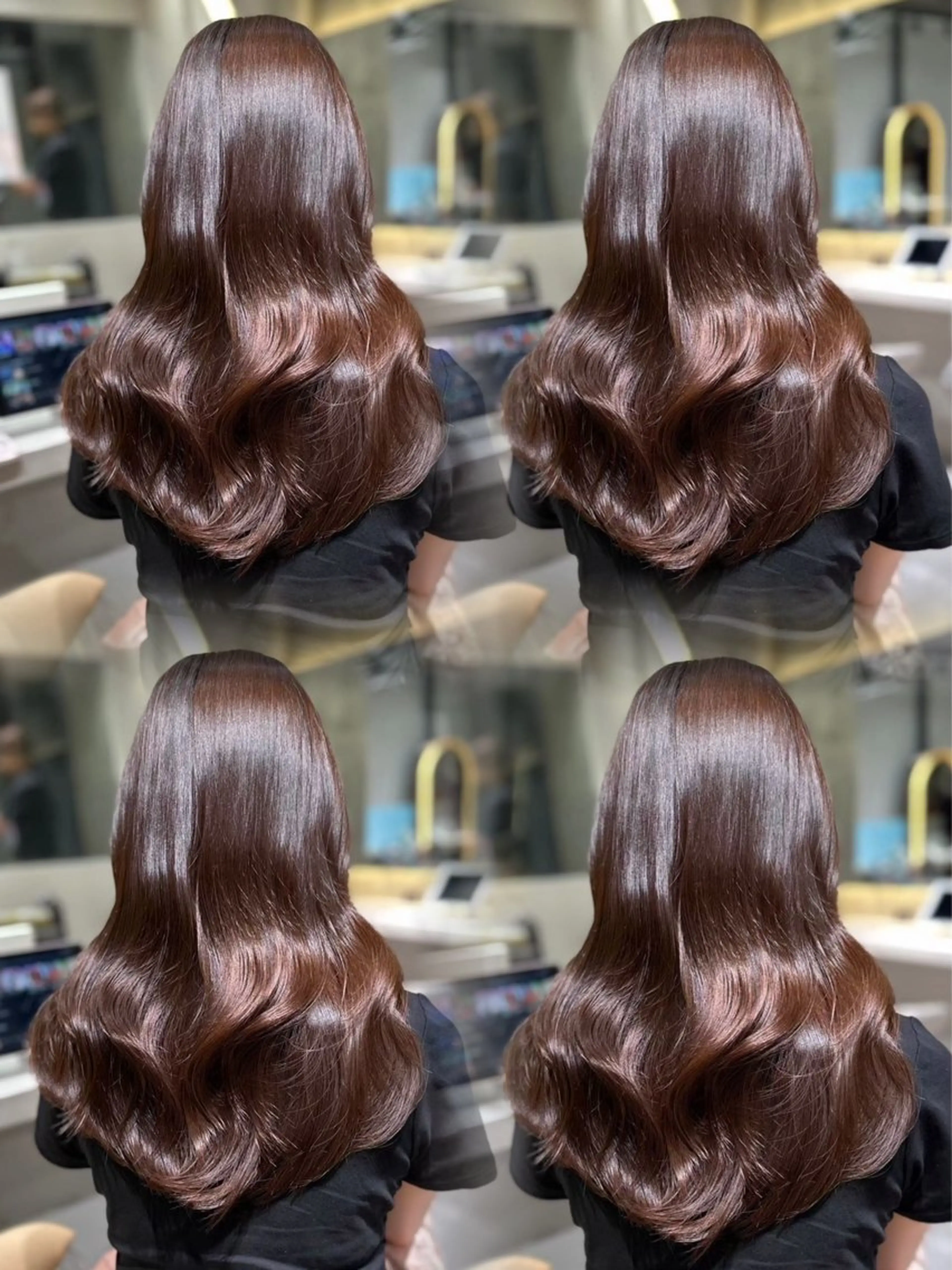 ロング カラー ブリーチ 透明感カラー ブリーチなしカラー ヘアカラー Lond ulu 佐渡優のヘアスタイル