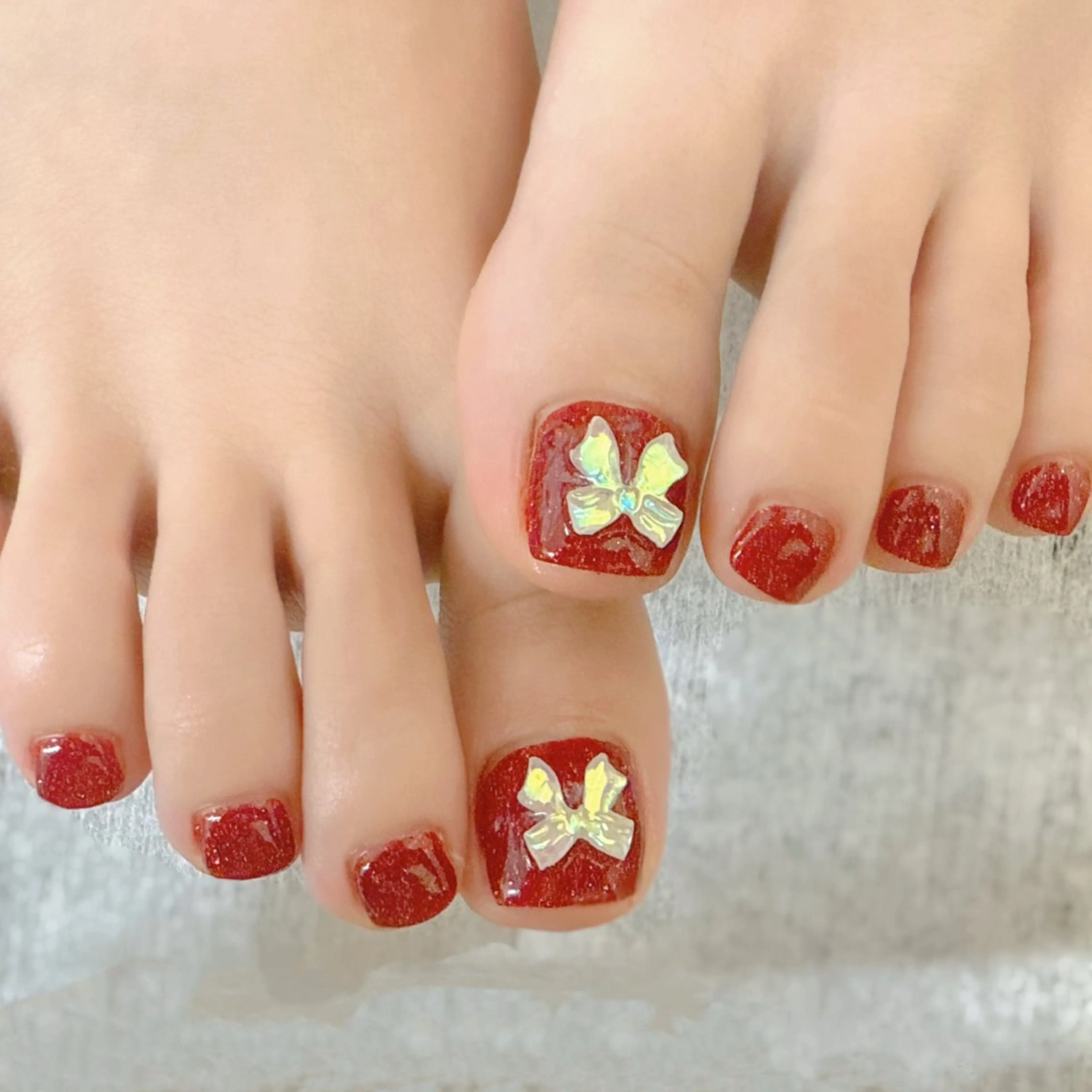 ネイル フットネイル グロー ネイルのネイルデザイン