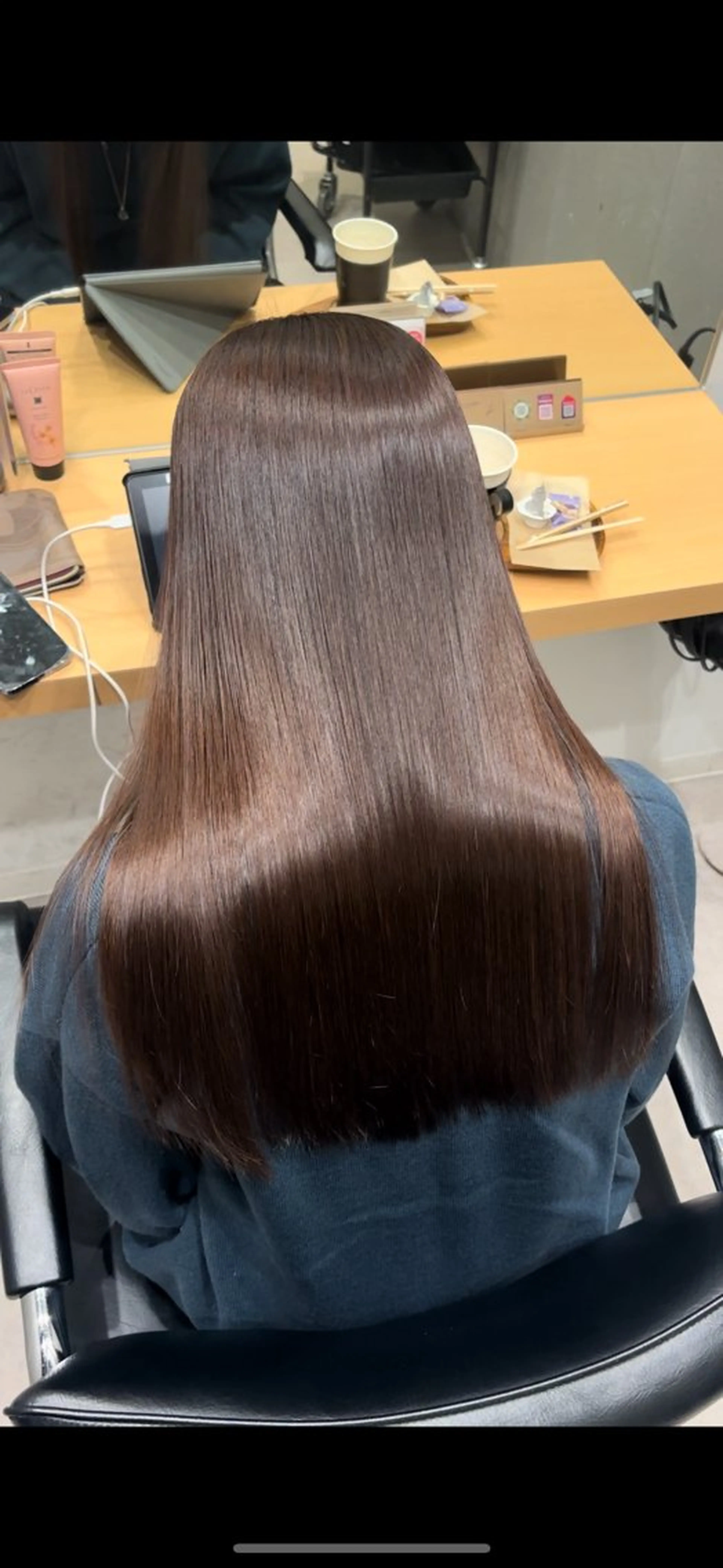 セミロング カラー アクアカラー 髪質改善 トリートメント カット ヘアカラー トリートメント 髪質改善ヘアケア 艶髪特化/上田のヘアスタイル