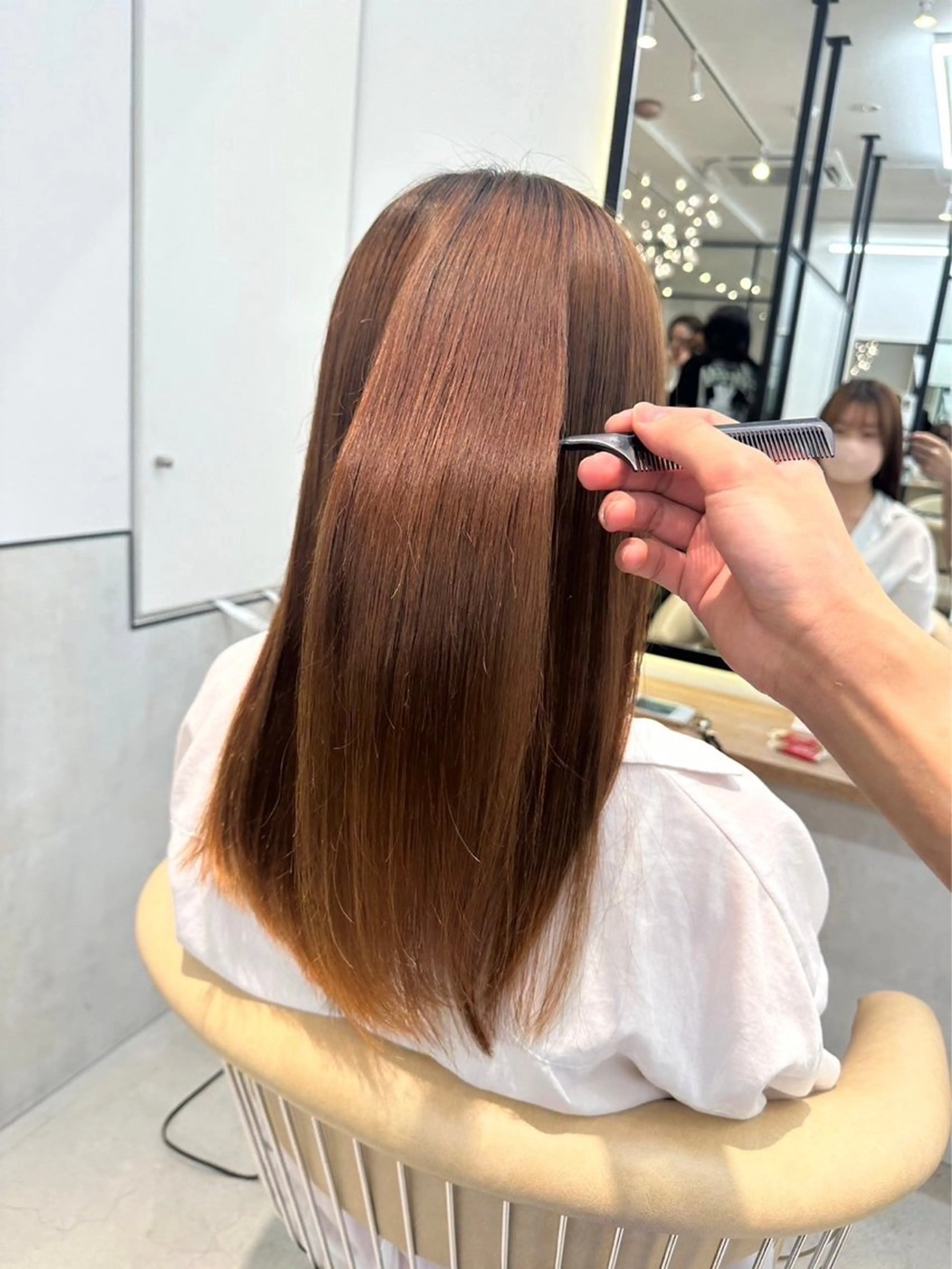 ロング トリートメント くろかわ まいのヘアスタイル